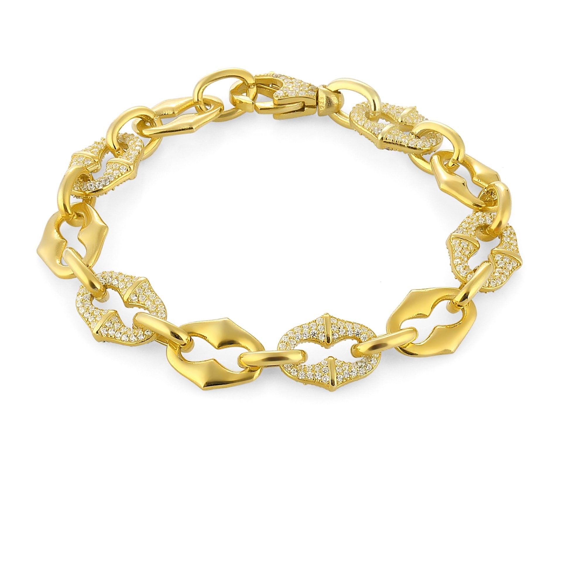 Bambu Plain & Zircon Bracelet