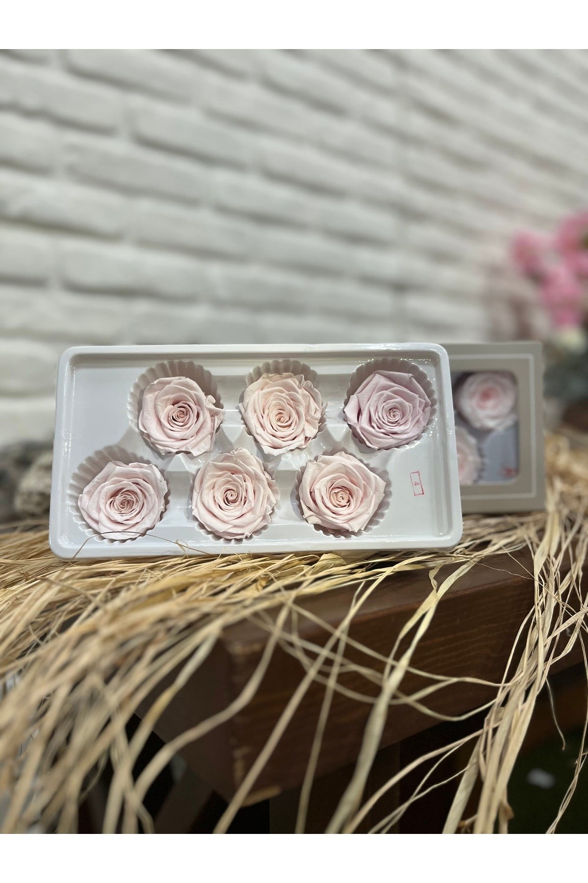 Lila Renk Solmayan Gül (6 adet)