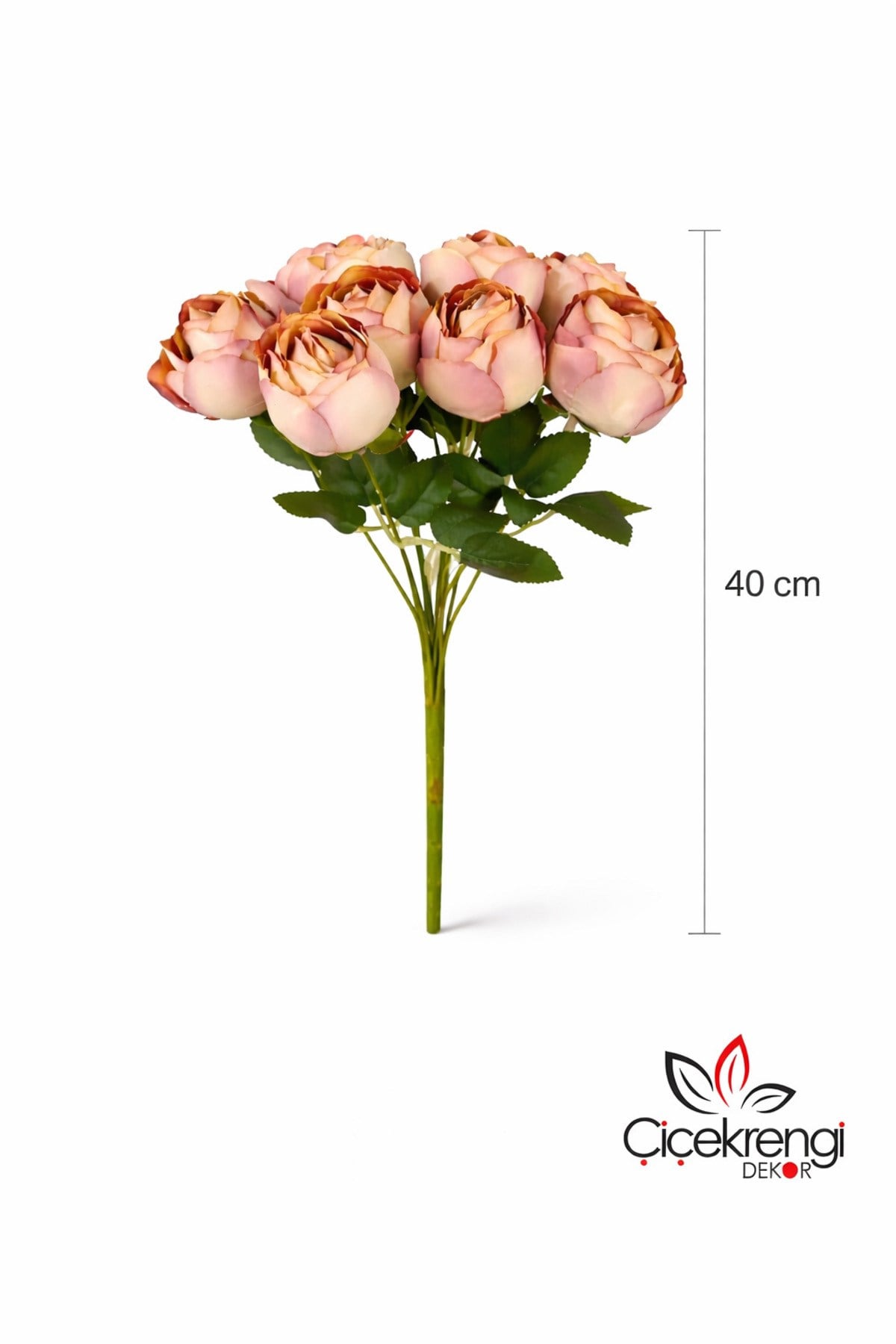 Premium Yapay Şakayık Çiçek Demeti 40 cm – 10 Adet Şakayık Çiçeğinden Oluşan