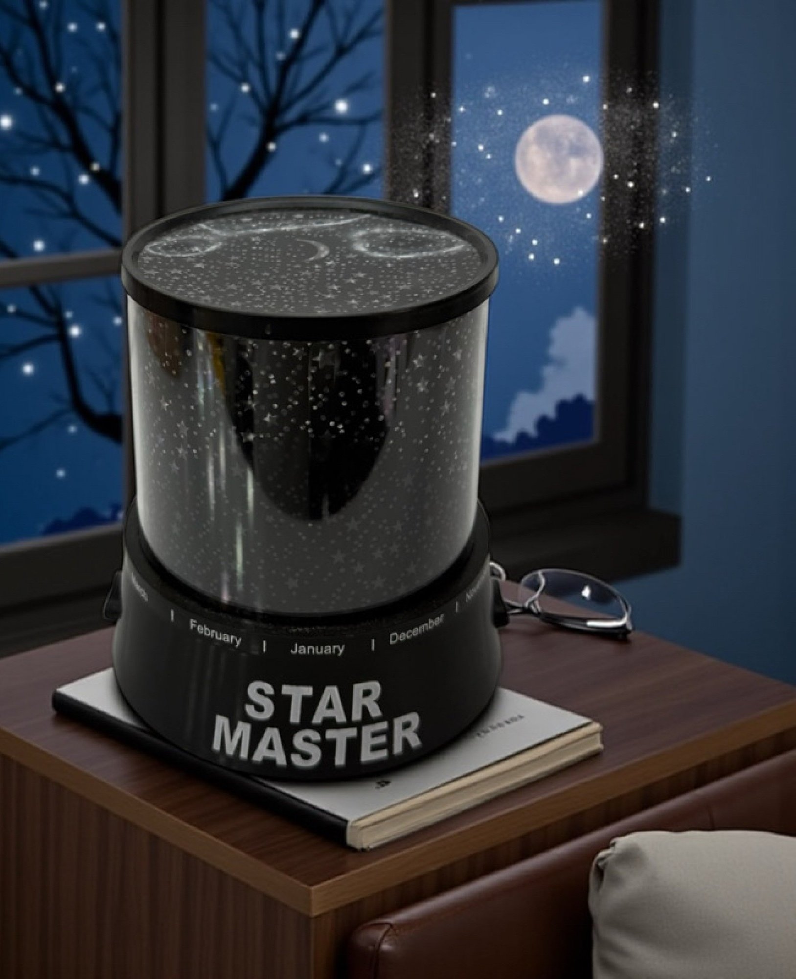 Star Master Pilli Gökyüzü Projeksiyonlu LED
