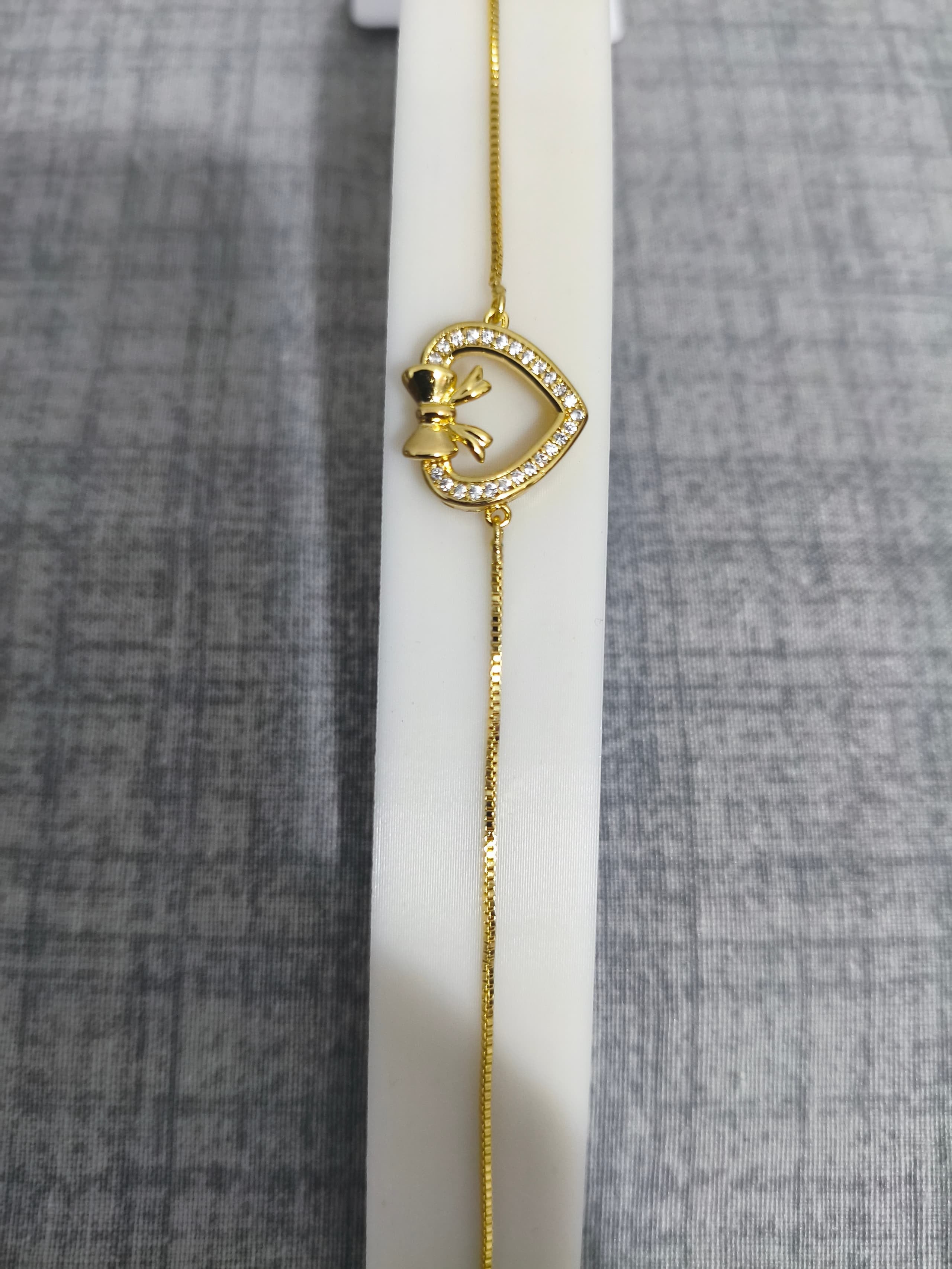 14 ayar altın kaplama çelik bileklik(21 cm)