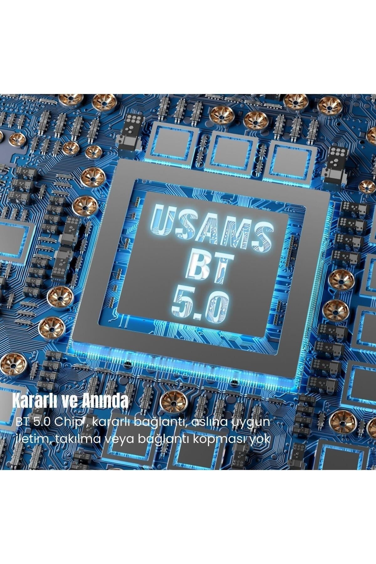 -IA04 IOS/Android Uyumlu BT5.0 TWS Bluetooth Kulaklık-Mavi