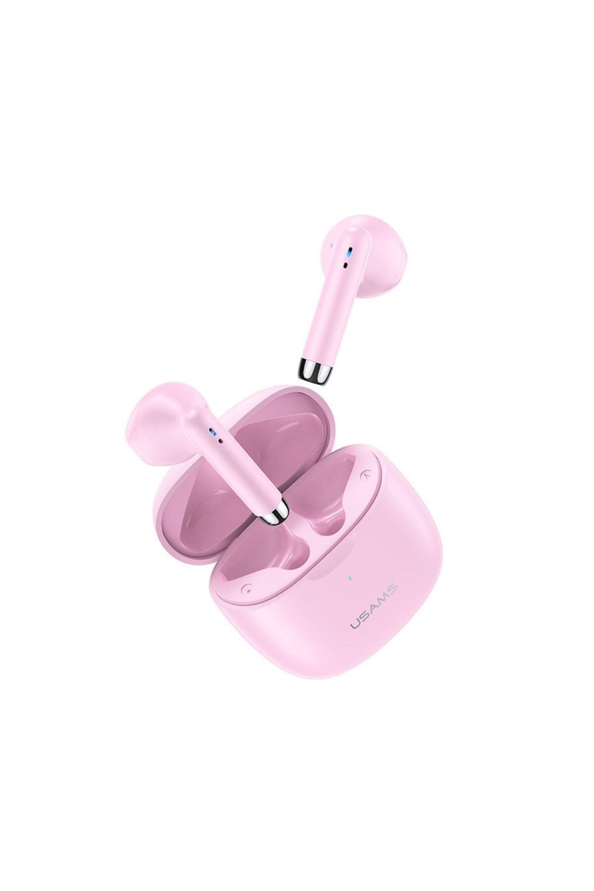 -IA04 IOS/Android Uyumlu BT5.0 TWS Bluetooth Kulaklık-Pembe