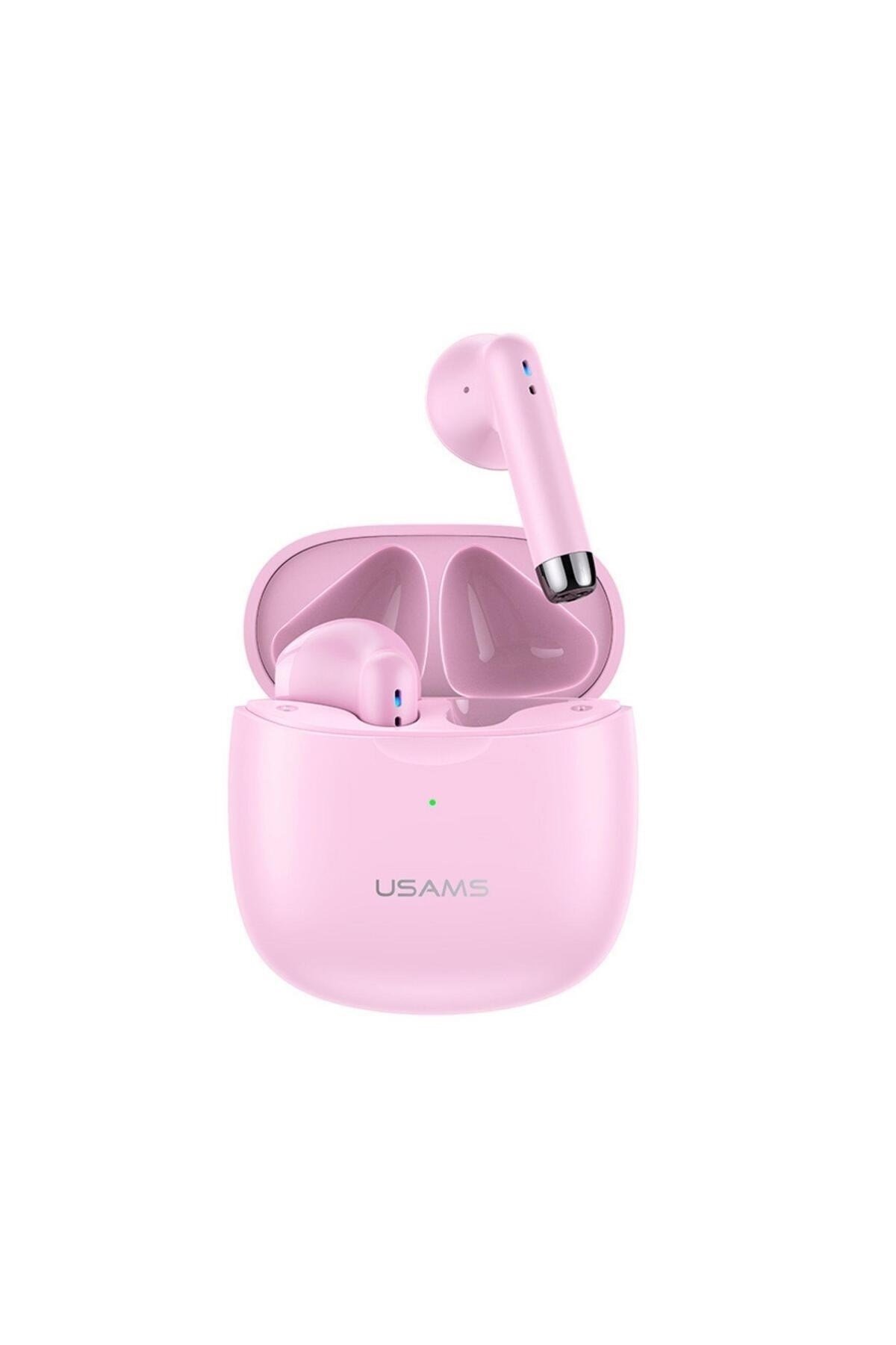 -IA04 IOS/Android Uyumlu BT5.0 TWS Bluetooth Kulaklık-Pembe