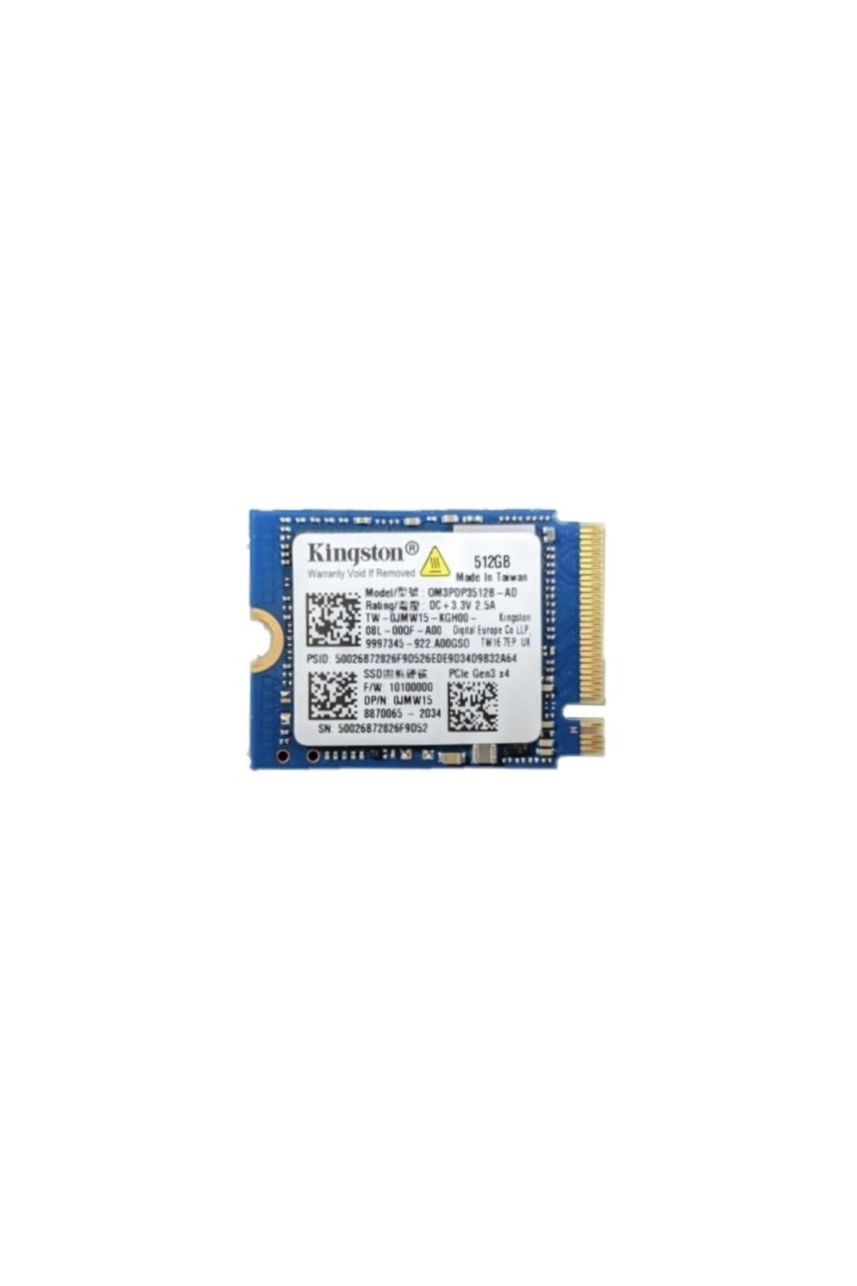 0m3pdp35128 512gb M.2 Nvme Ssd