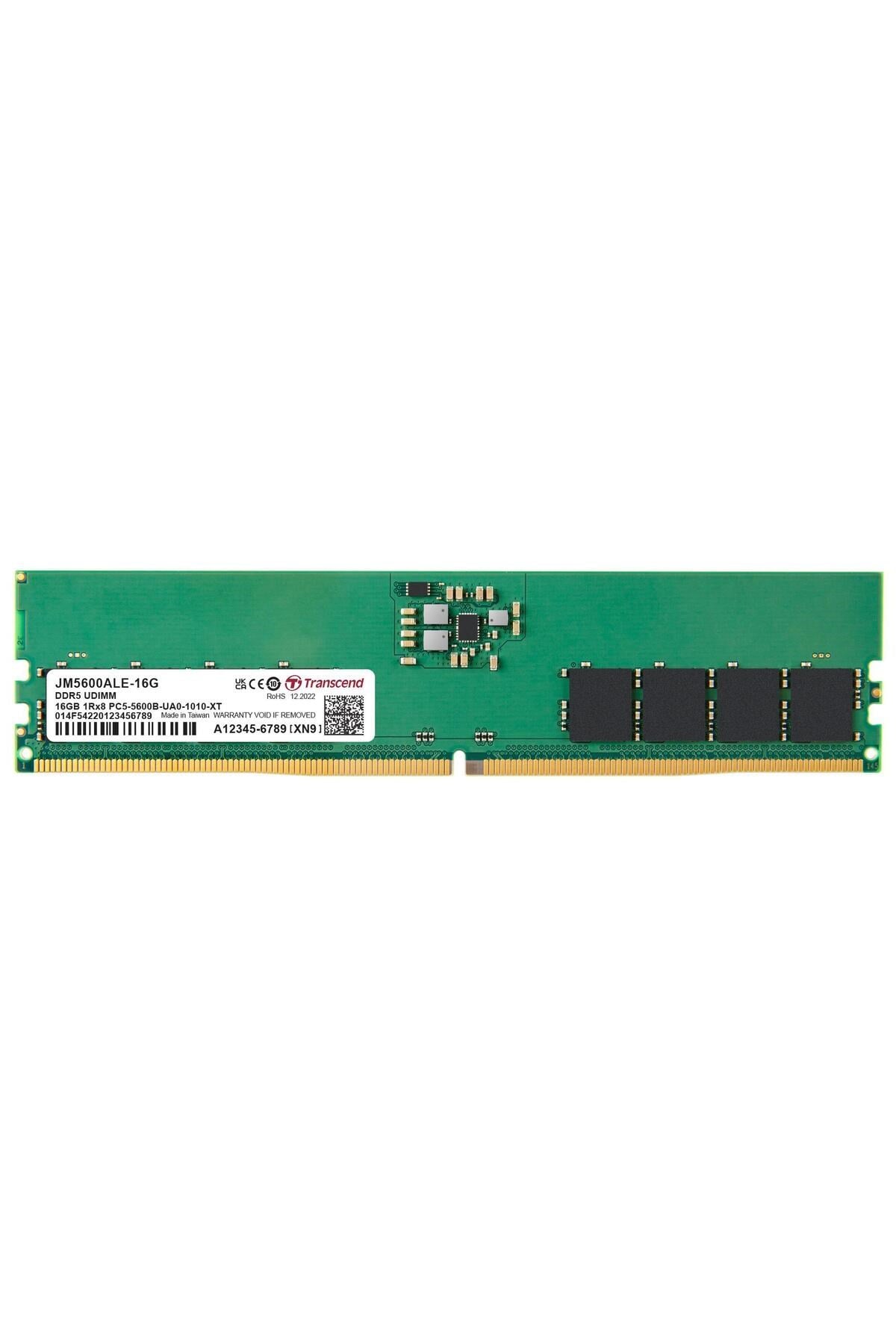 16GB(1x16GB) 5600Mhz UDIMM DDR5 CL46 Ram (JM5600ALE-16G)