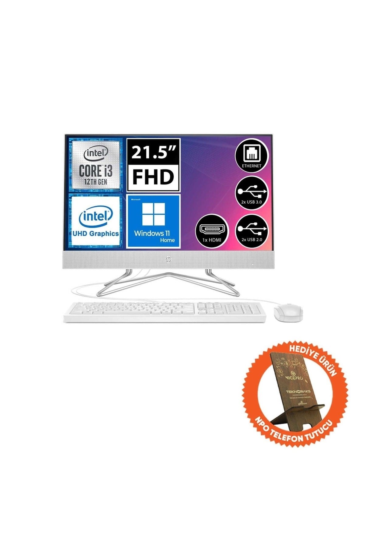 200 G4 5w7p0es09 I3-1215u 8gb 512ssd 21.5