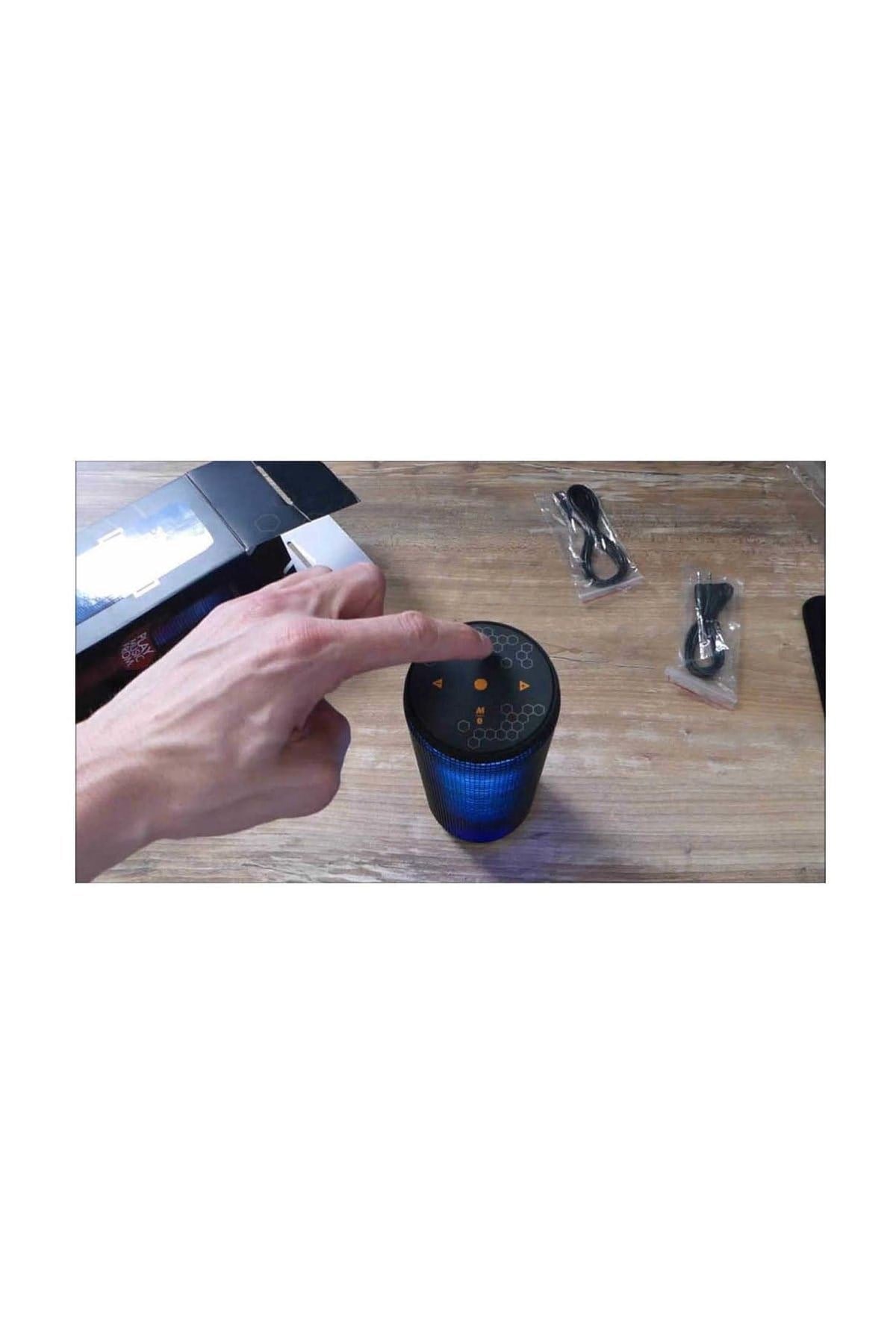 20419 Dixxo Bluetooth Micro-SD Handsfree Parti Işıklı Hoparlör
