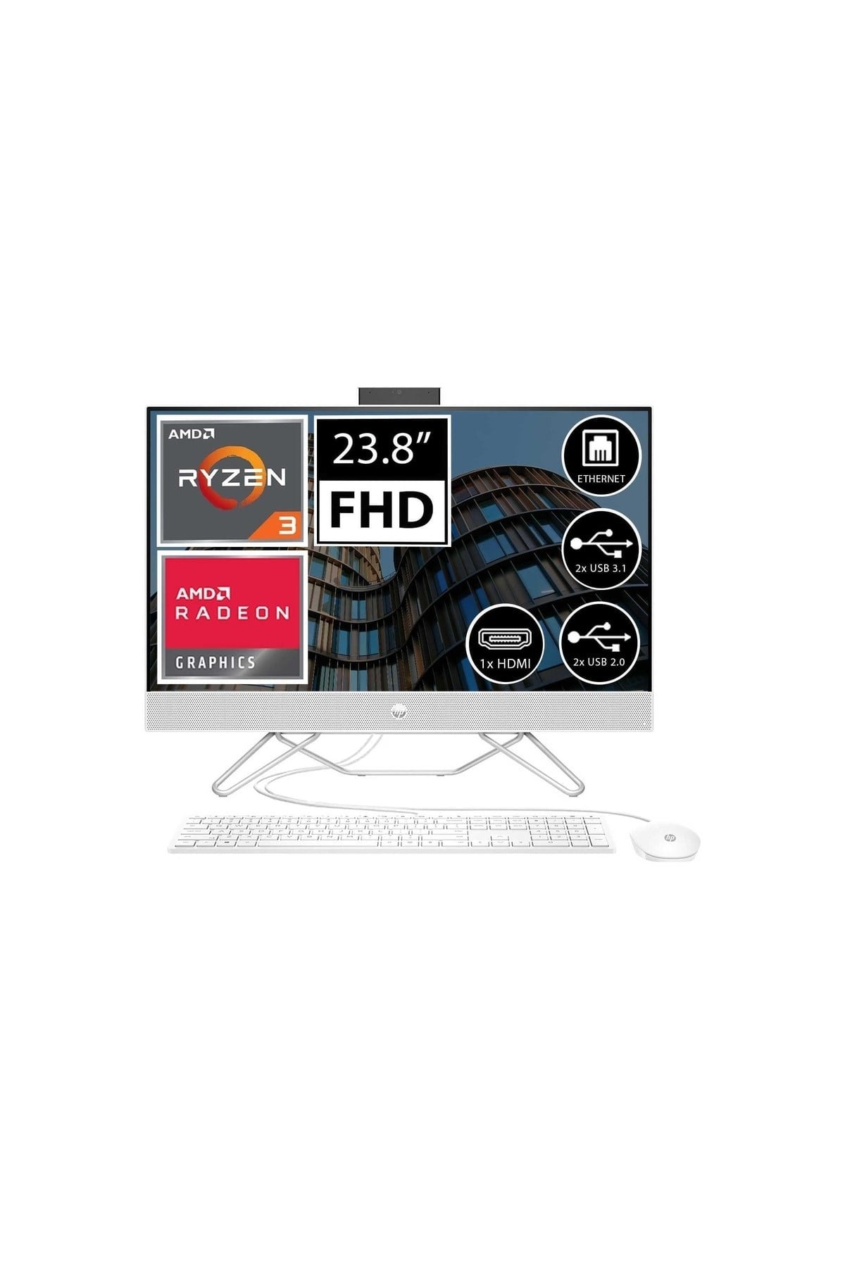 205 G8 6d387ea Ryzen3 5425u 8gb 256ssd 23.8