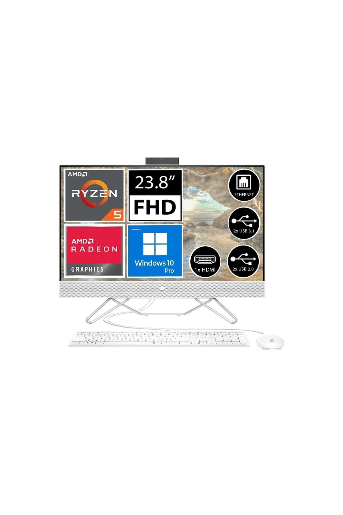 205 G8 6d388ea08 Ryzen5 5625u 32gb 512ssd 23.8