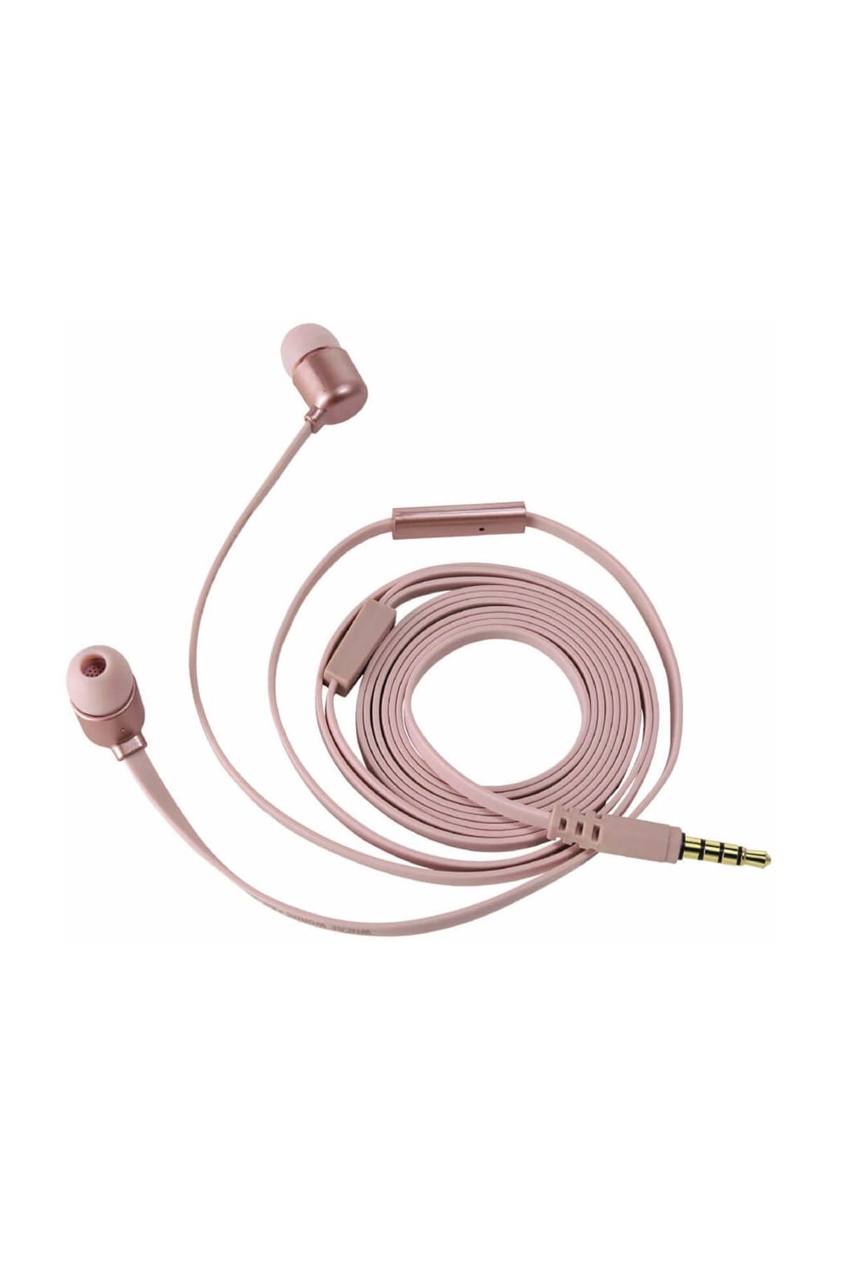 21114 Duga Rose Gold Mikrofonlu Kulakiçi Kulaklık