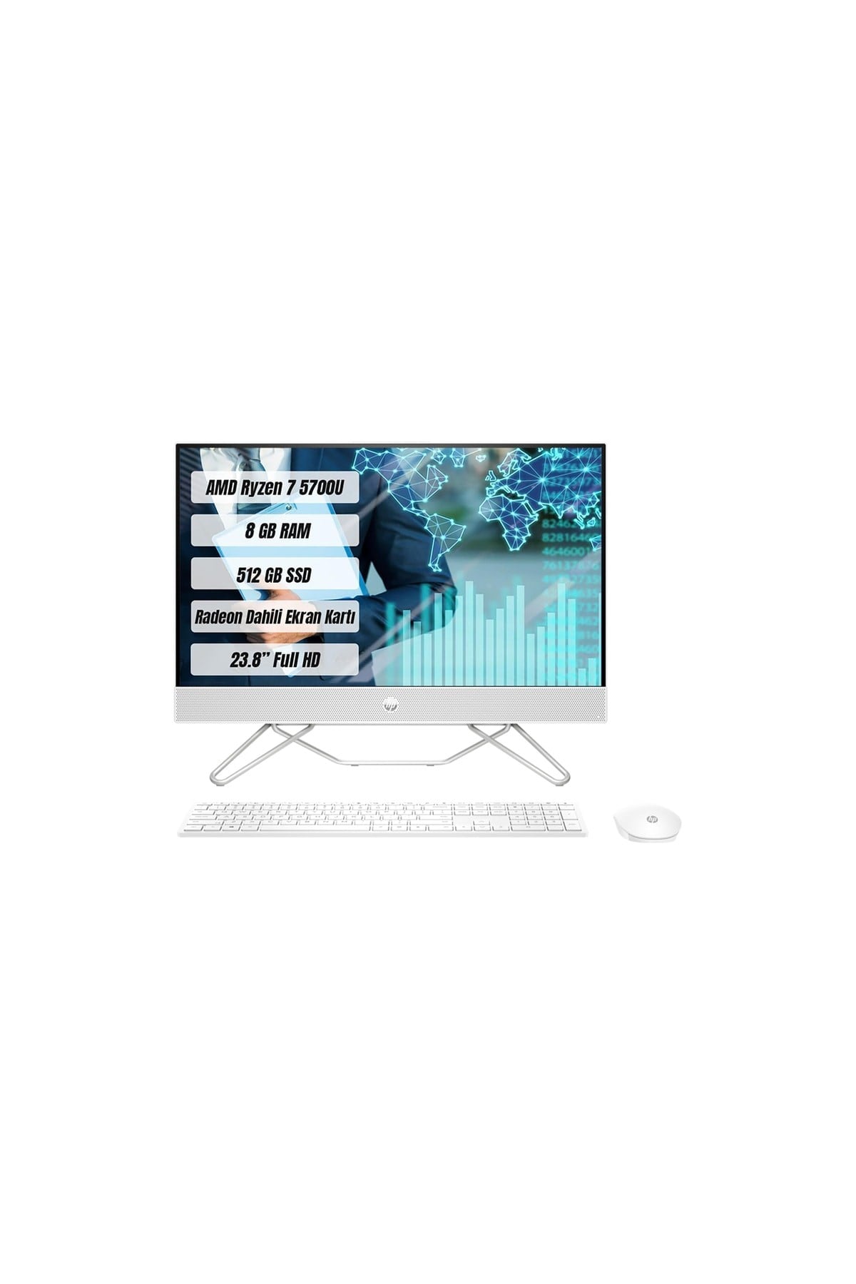 24-cb0002nt Amd Ryzen 7 5700u 8 Gb 512 Gb Ssd 23.8