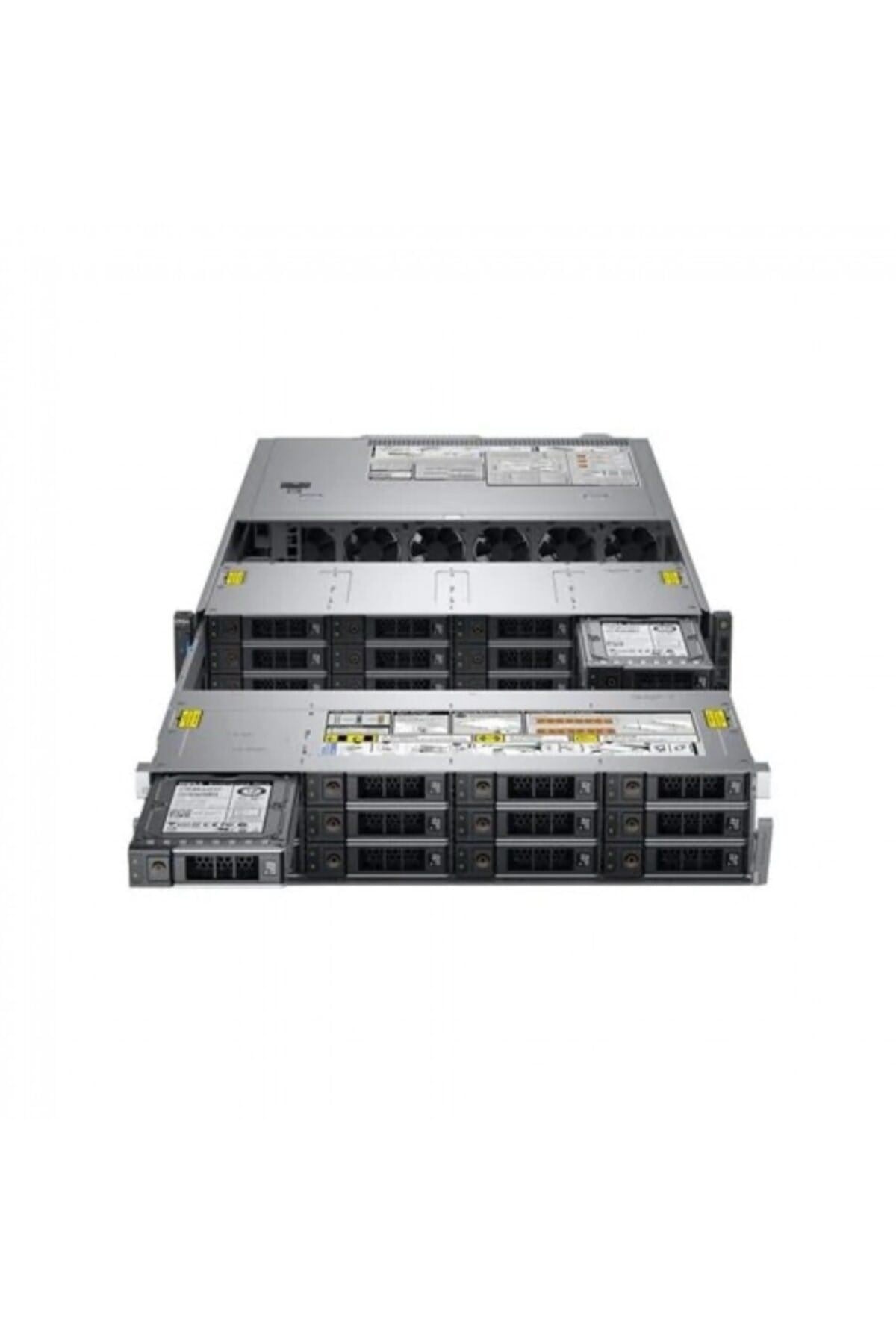 2xsilver 4210 R740 Per740trm2 2x16gb 600gb/15k 2x750w 2u Rack Sunucu