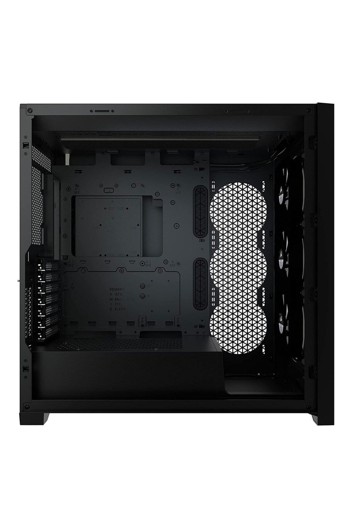 5000X RGB Temperli Camlı Mid-Tower ATX Siyah Gaming Kasa-CC-9011212-WW