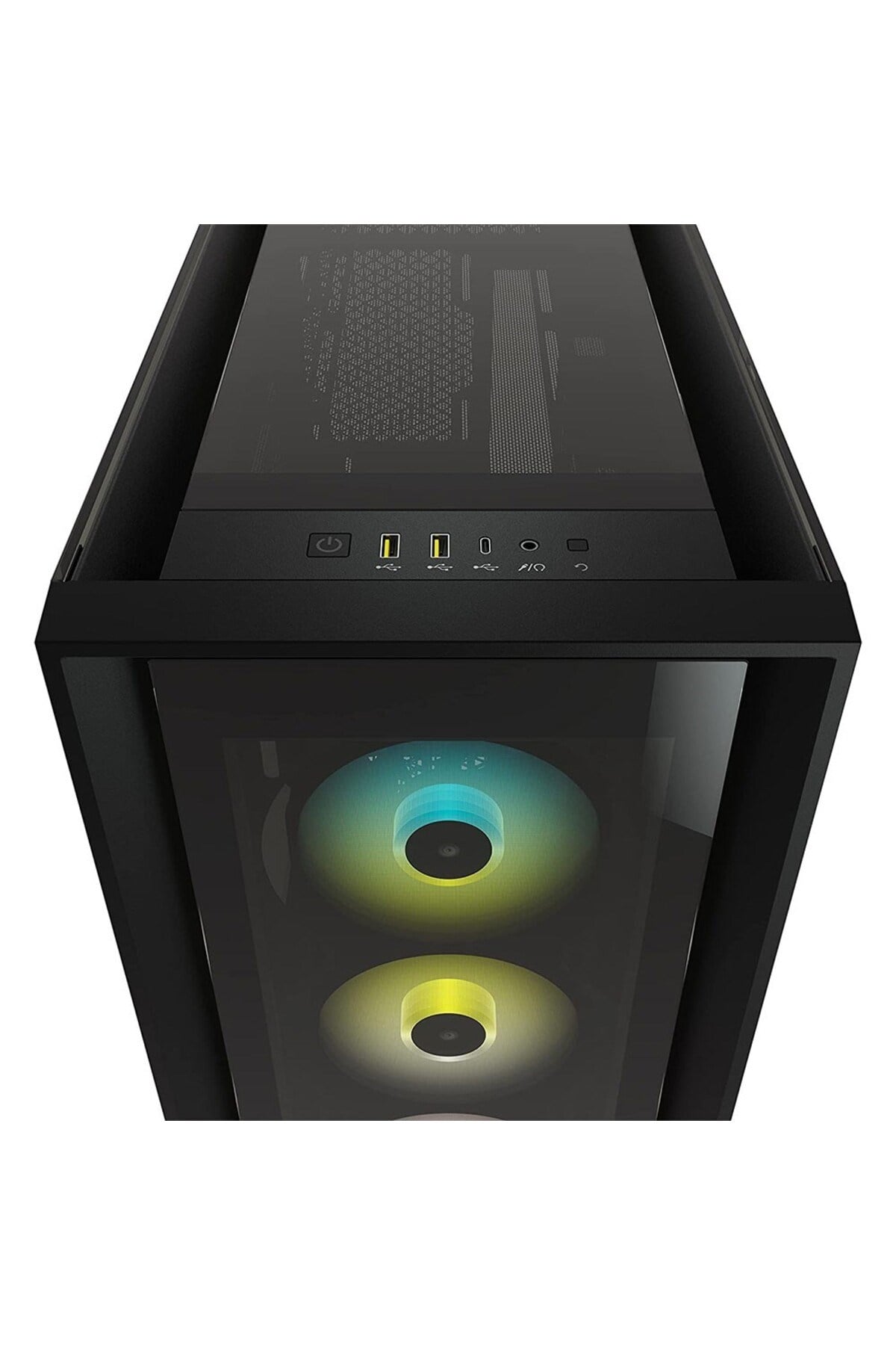 5000X RGB Temperli Camlı Mid-Tower ATX Siyah Gaming Kasa-CC-9011212-WW