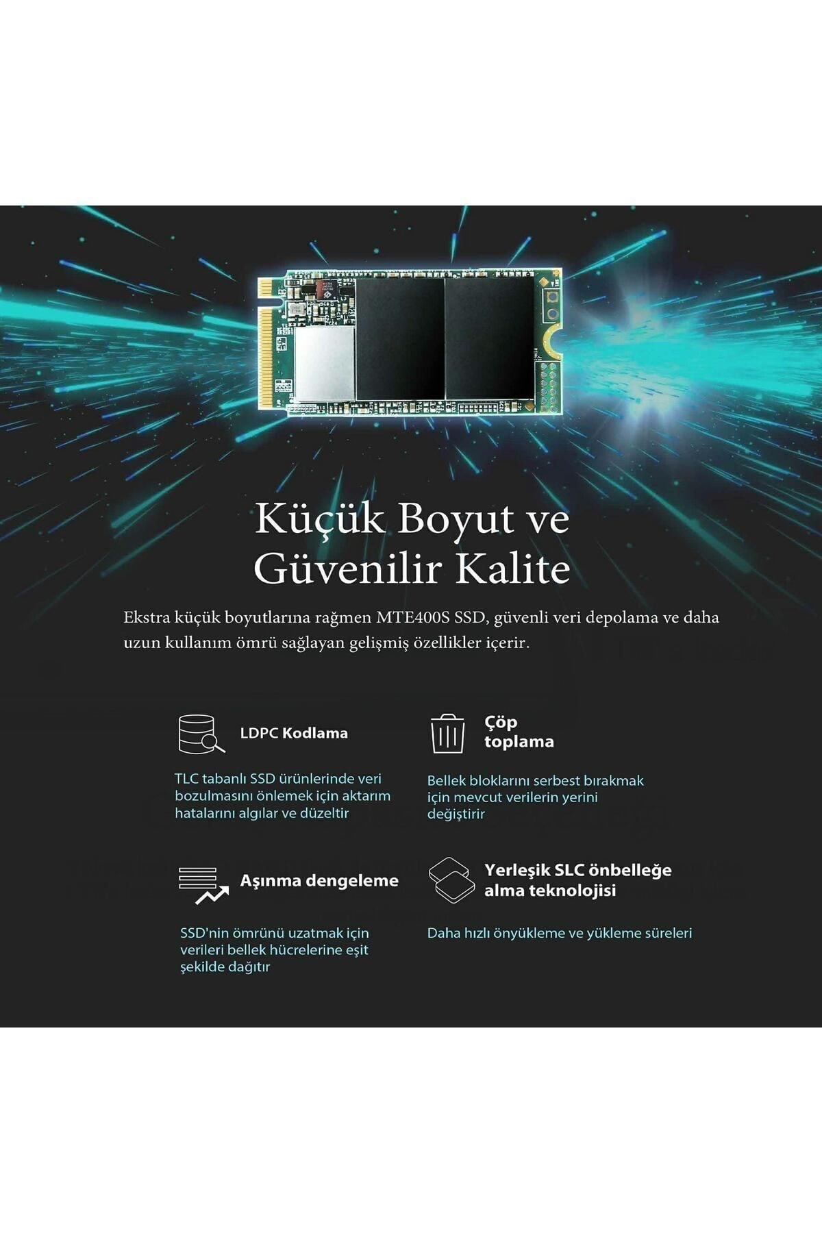 512gb M.2 2242 1000 - 1999 Mb/s Nvme Ssd Ts512gmte400s