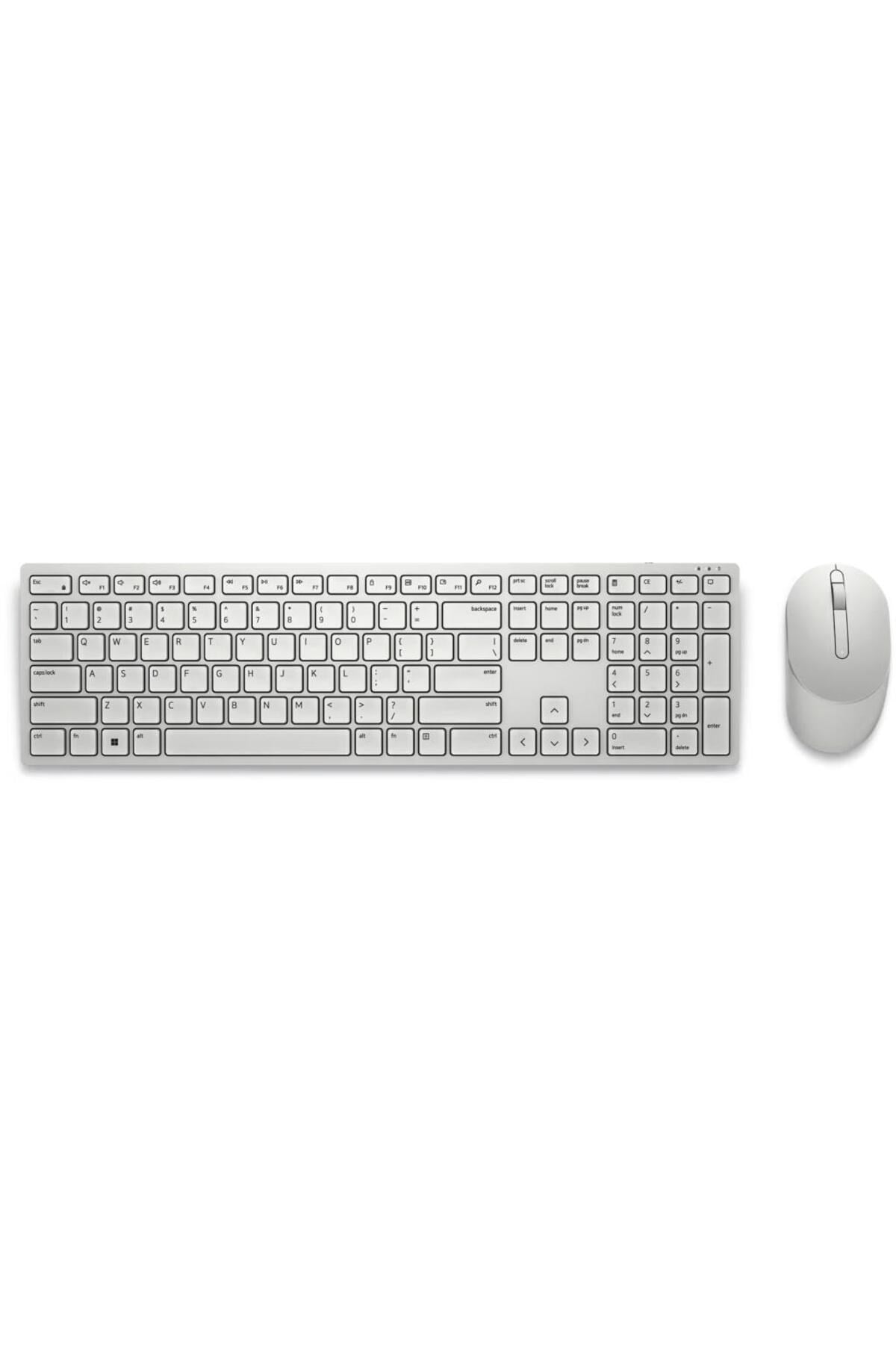 580-akhg Pro Wireless Keyboard And Mouse Km5221w Turkish Qwerty White