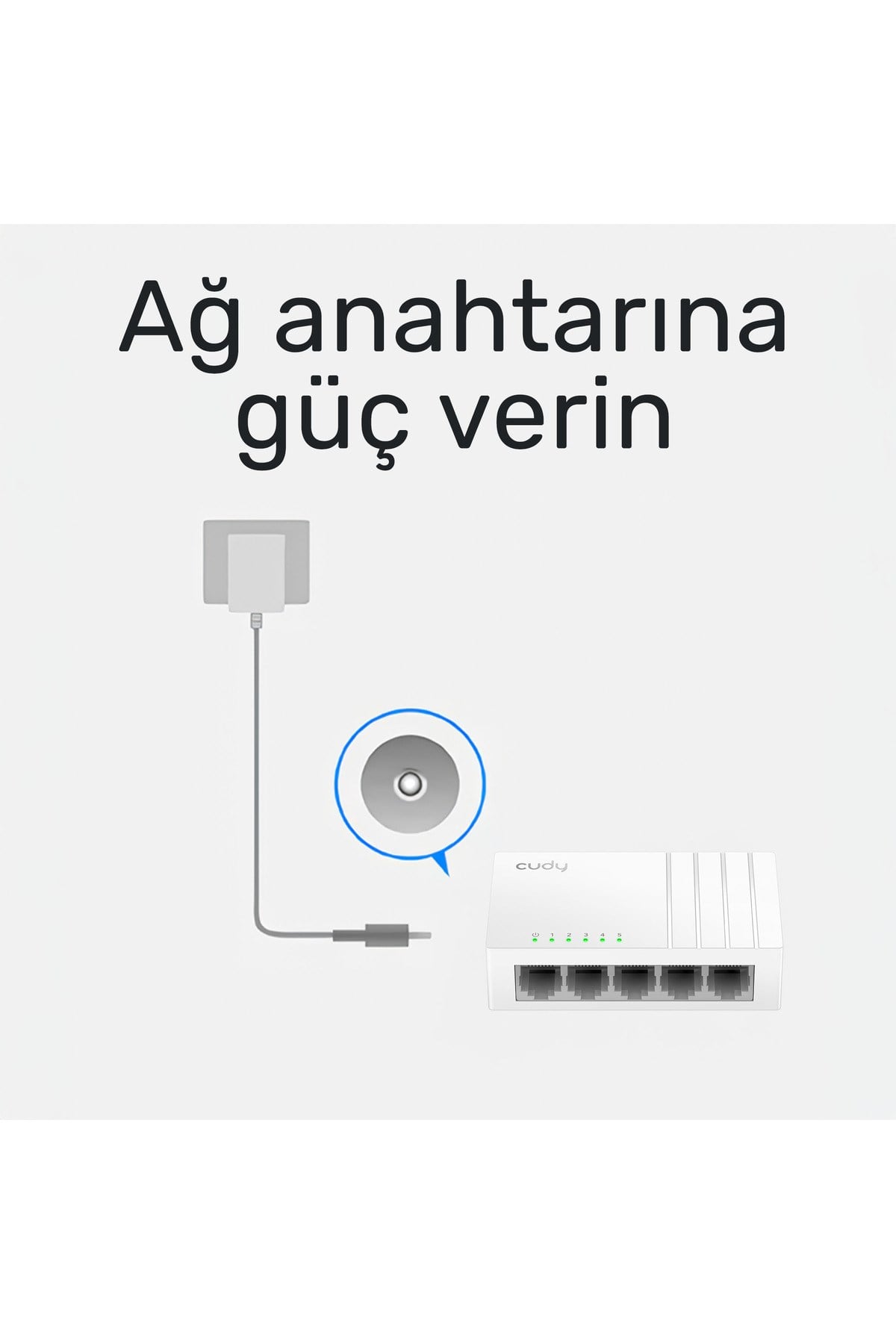 5port Fs105d 10/100 Yönetilemez Switch