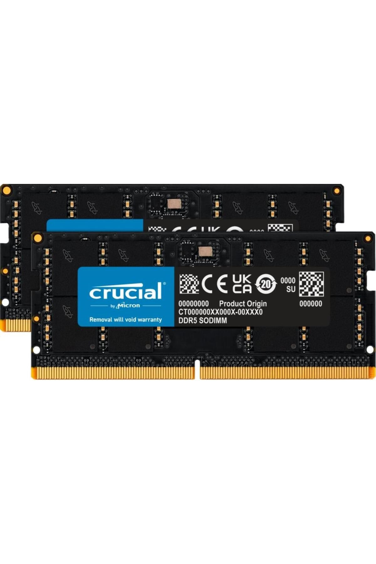 64GB KİT (2X32GB) DDR5 5600MHZ CL46 SODIMM NOTEBOOK RAM CT2K32G56C46S5