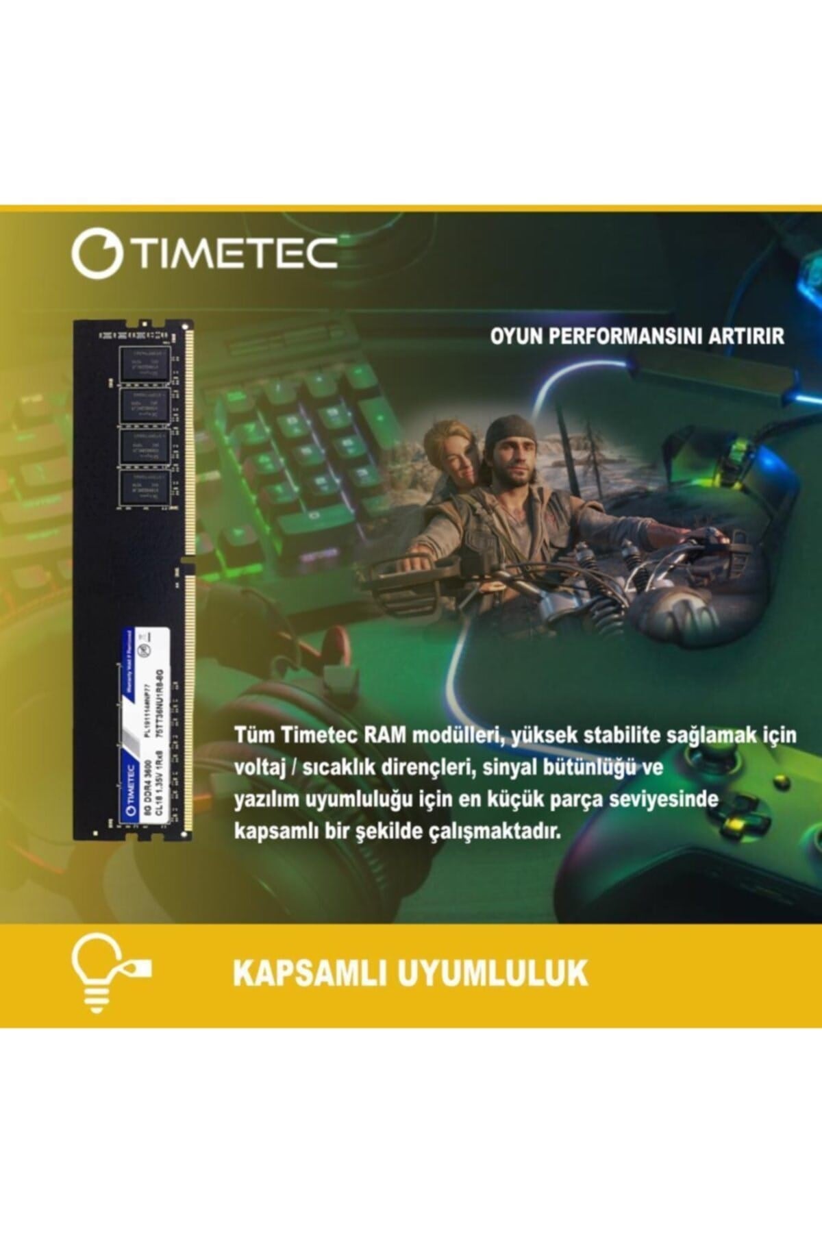 75tt36nu1r8-8g 8gb Ddr4 3600 Mhz Cl18 1.35v 288pin Pc Ram