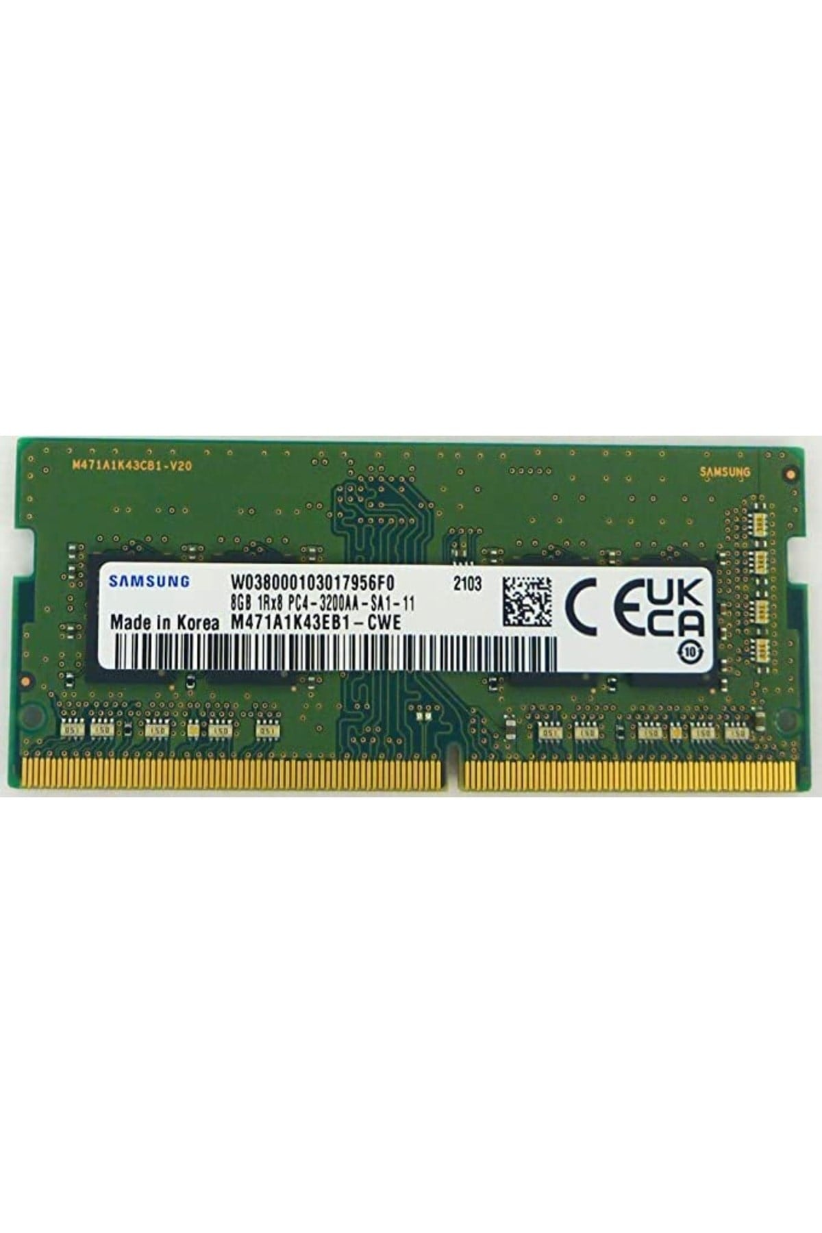 8 Gb 3200 Mhz Ddr4 Notebook Ram M471a1k43eb1-cwe