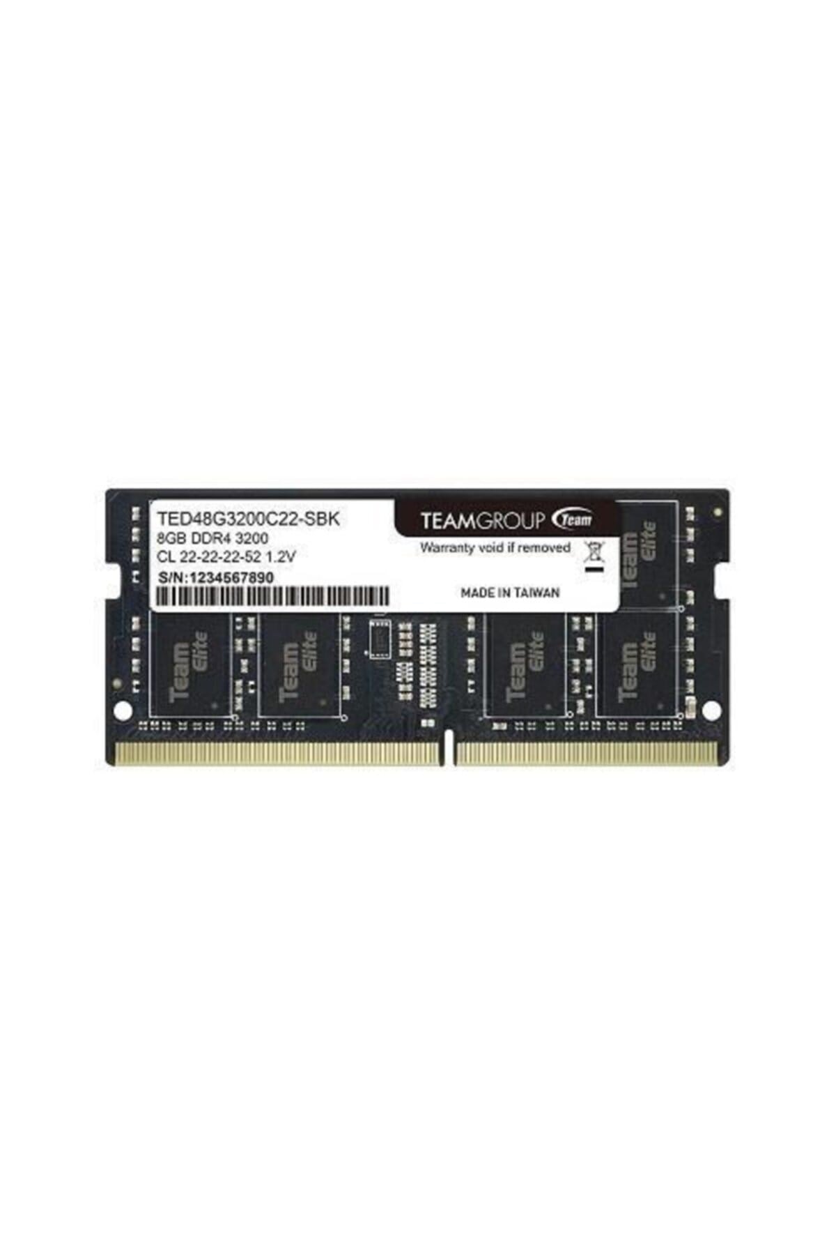 8 Gb Ddr4 3200 Mhz Sodımm Team Elıte