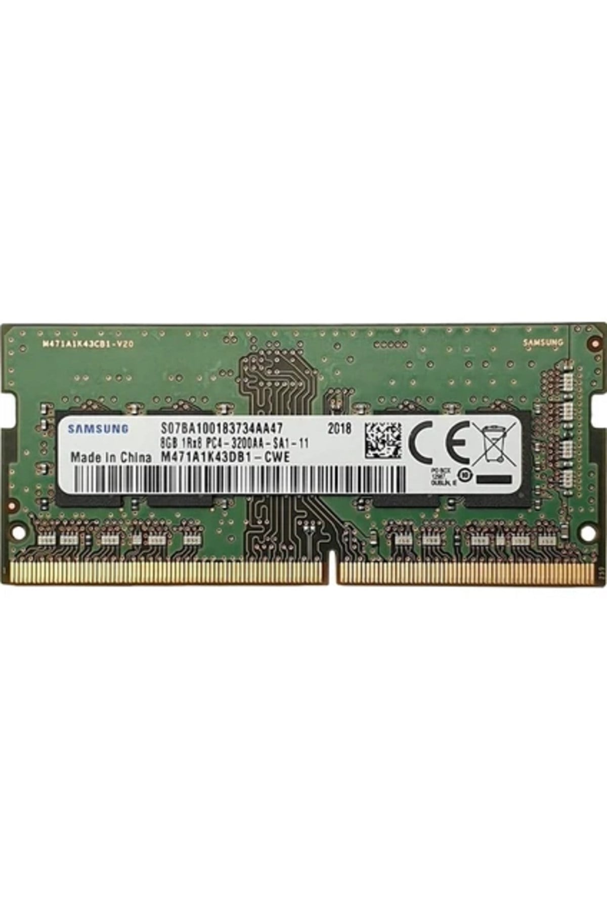 8GB DDR4 3200Mhz CL17 Notebook Ram M471A1K43DB1-CWE (1.2V)