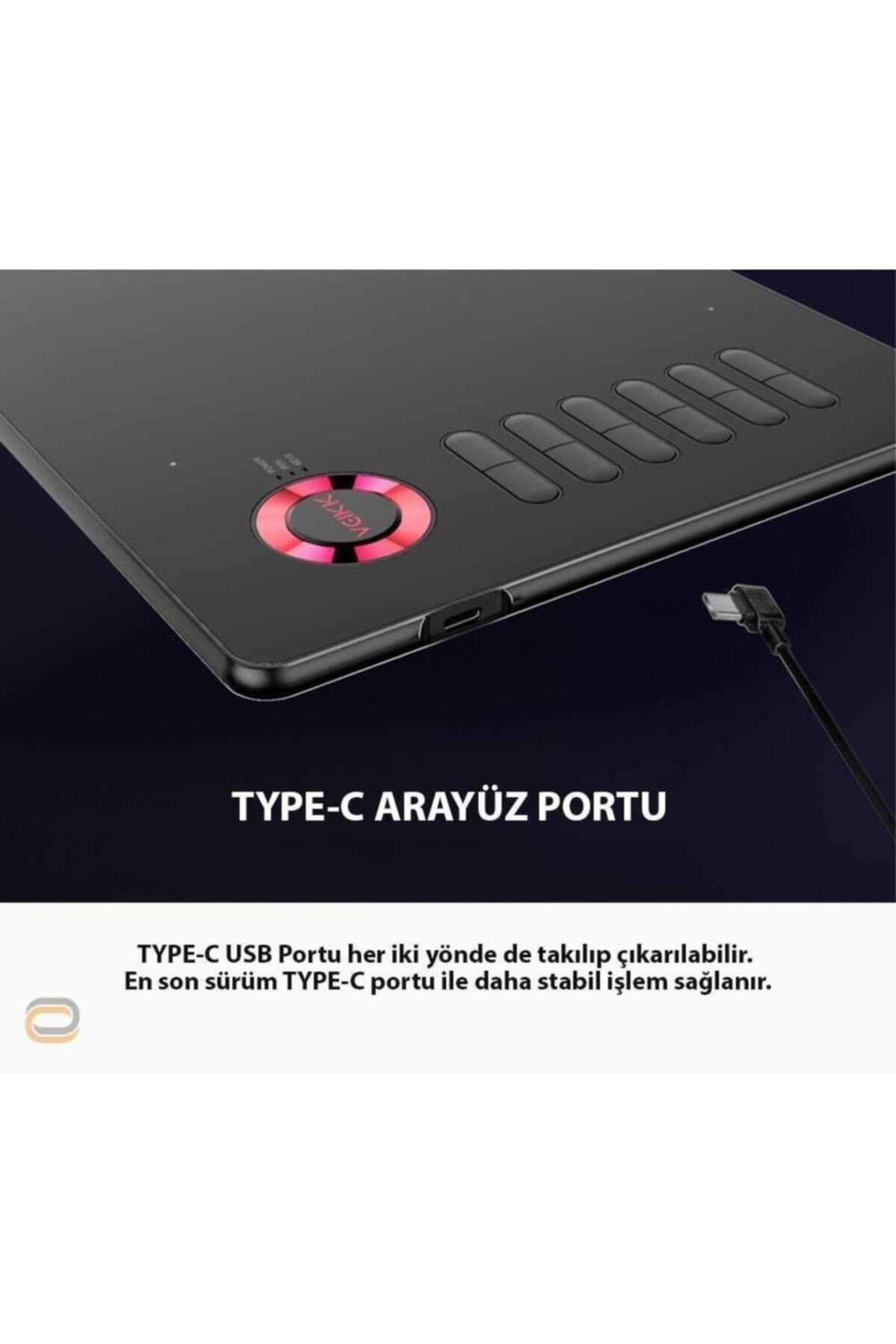 A15 16384 Levels Zoom Uyumlu 5080LPI Grafik Tablet+Kalem