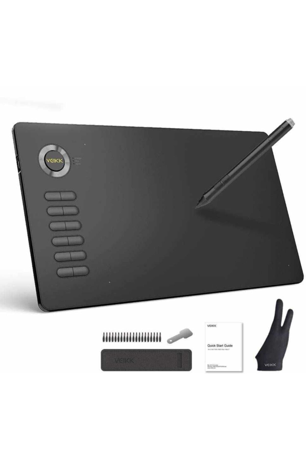 A15 16384 Levels Zoom Uyumlu 5080LPI Grafik Tablet+Kalem