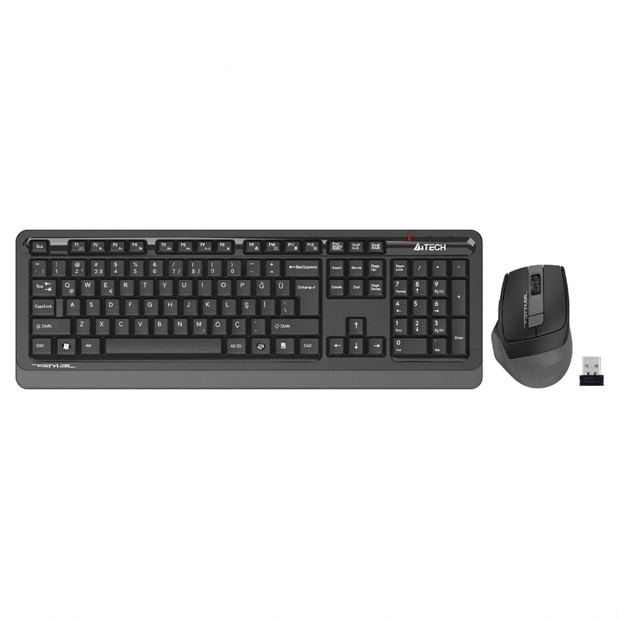 A4 TECH FG1035 Q Türkçe Kablosuz Gri 2000dpi Klavye+ Mouse