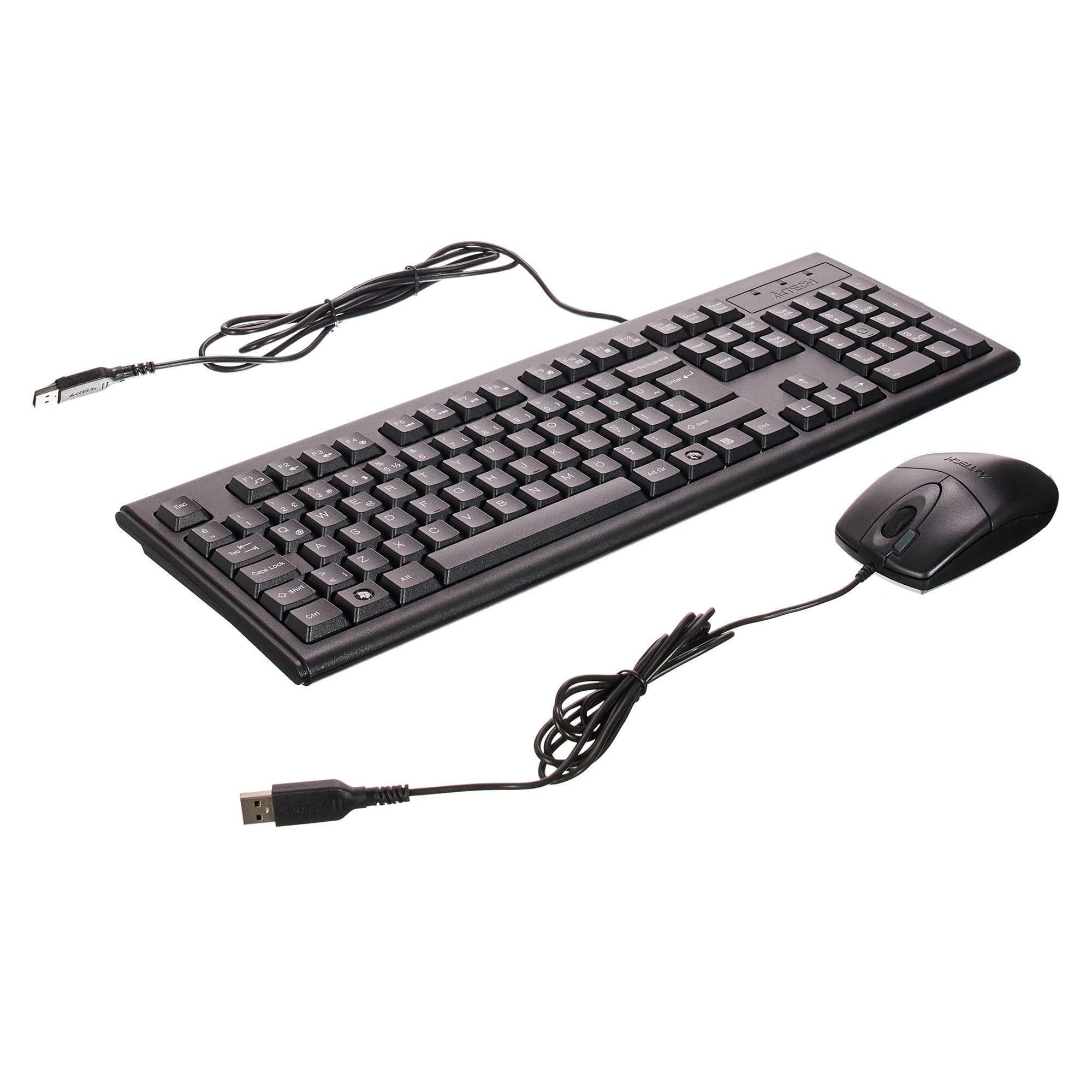 A4TECH KM-72620D Q Türkçe Kablolu Siyah Klavye+Mouse