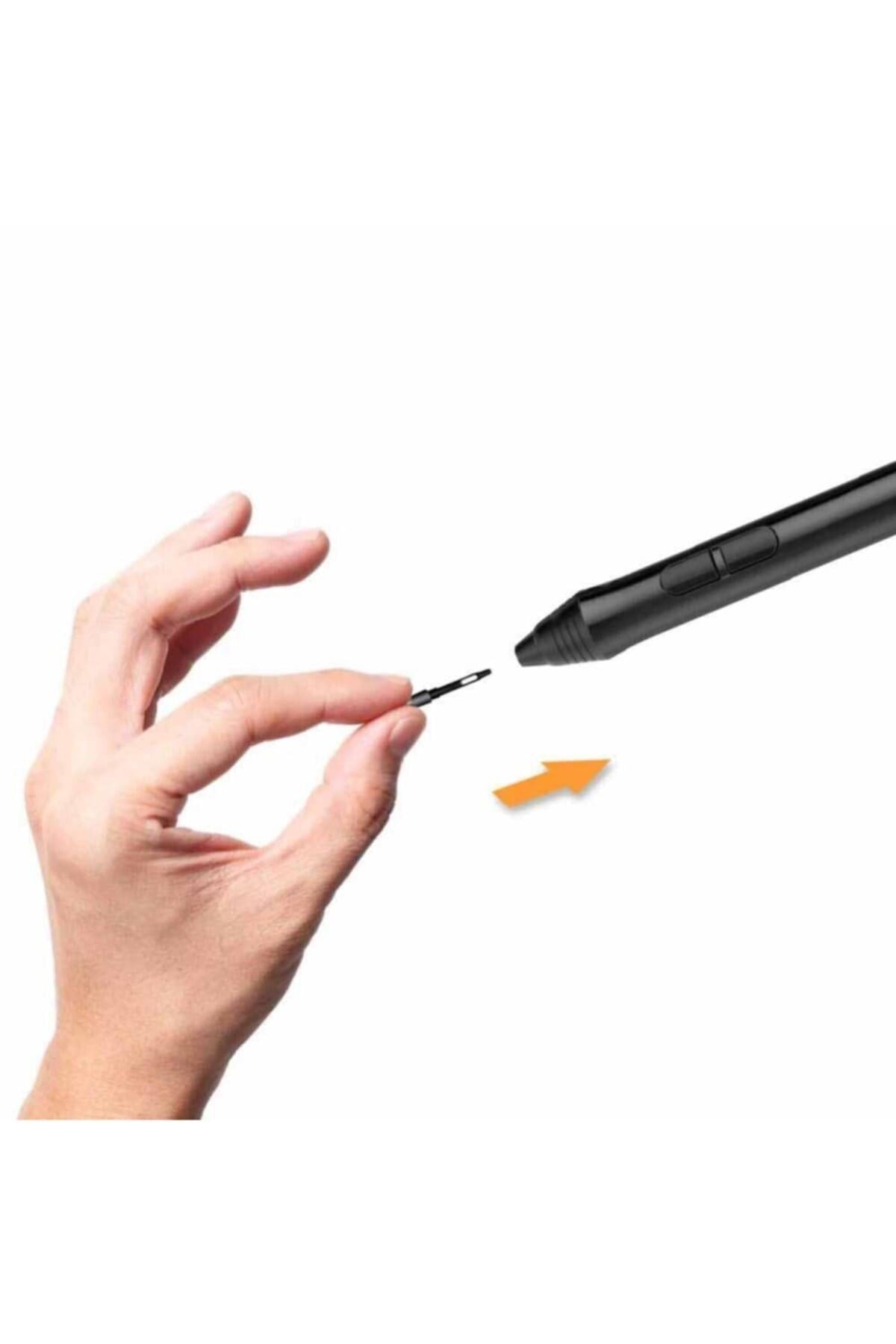 A50, A15 Ve A15 Pro Grafik Tablet Kalemi Için 10 Adet Kalem Ucu-nipp02