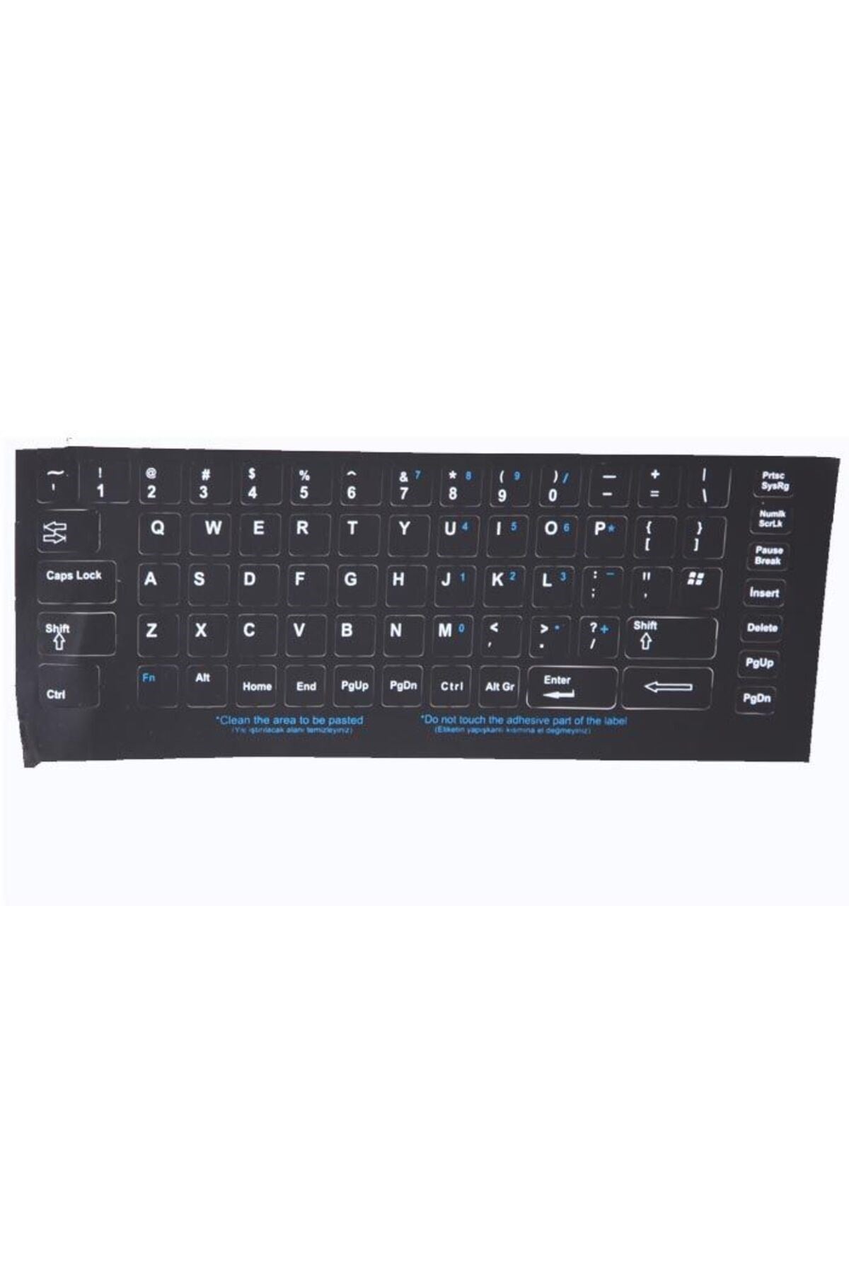 ADDISON 300164 NOTEBOOK Q İNGİLİZCE KLAVYE ETİKETİ,S