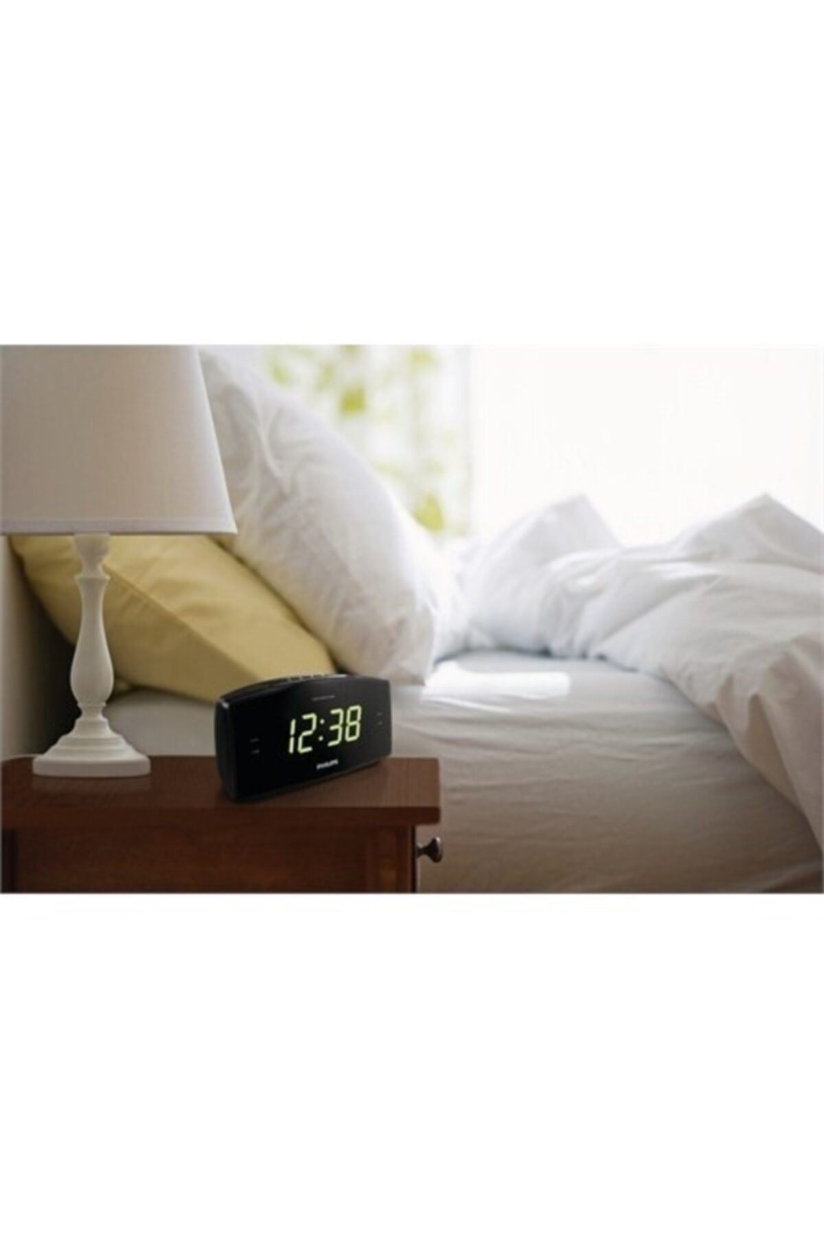 Aj3400/12 Büyük Ekranlı Çift Alarm Saatli Radyo