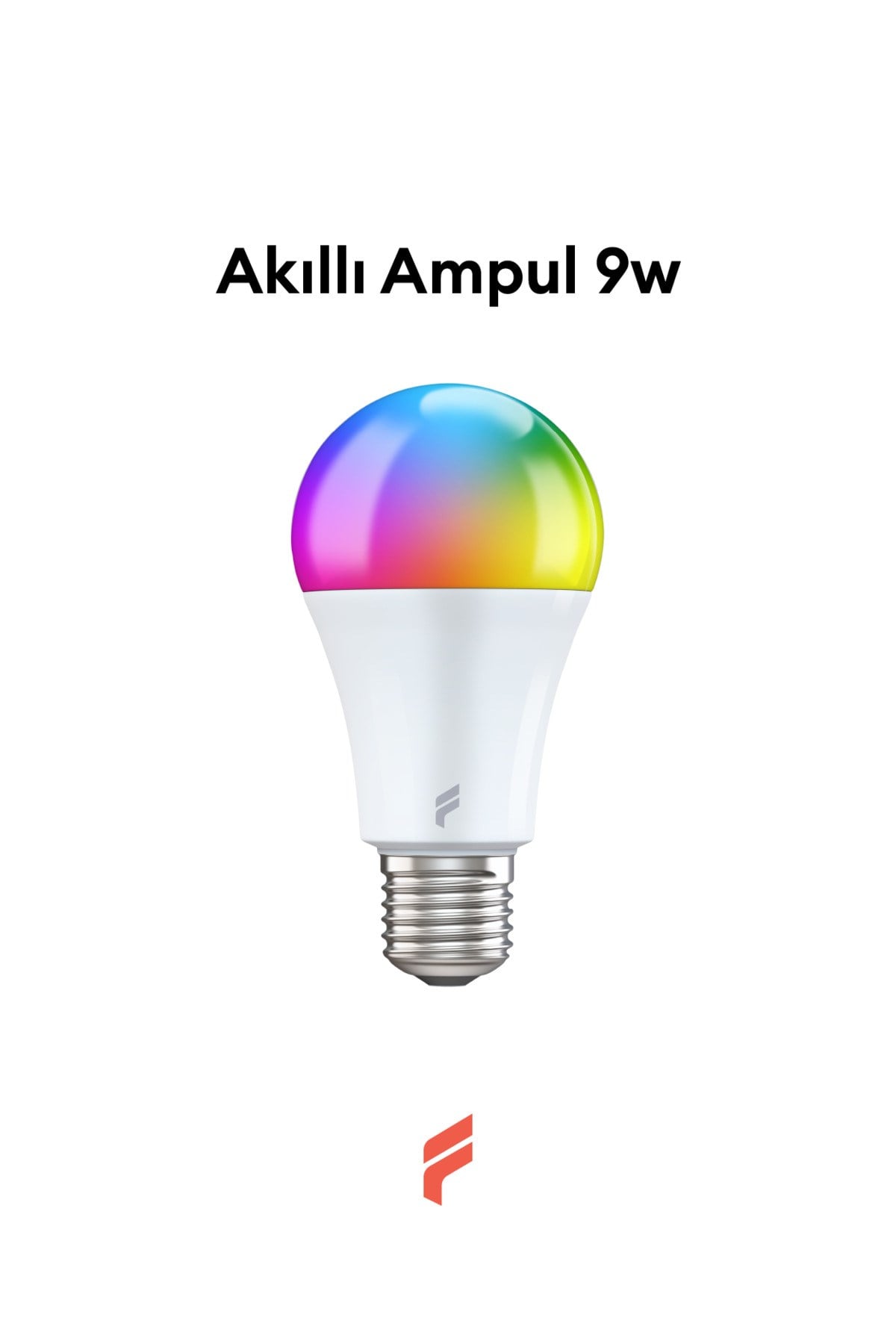 Akıllı Ampul, Wifi, 9w-titreşimsiz-16.7 M. Renk, Uzaktan Ve Sesli Kontrol, Doğal Sarı Ve Beyaz