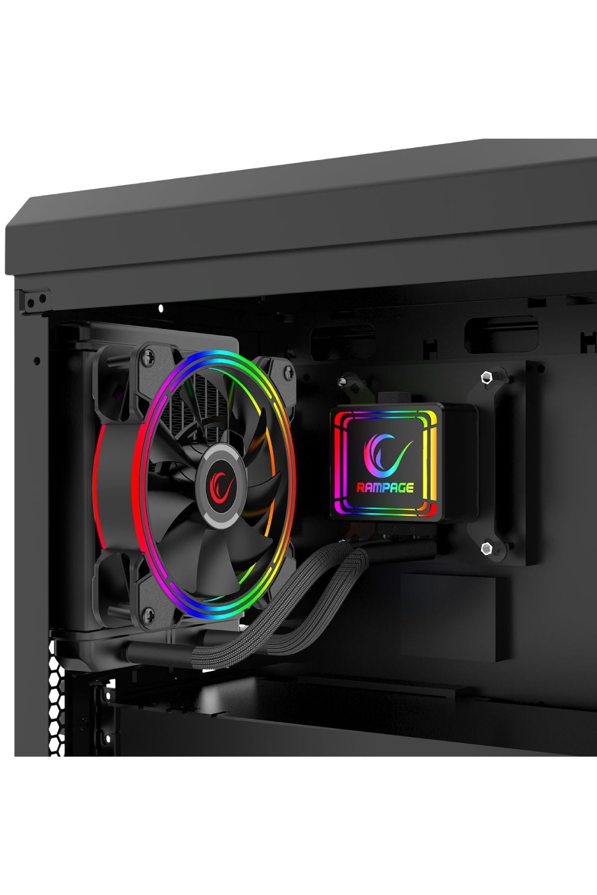 Aqua120-rgb 42.5 Cfm 2000rpm 12cm Amd/ıntel Lga1200 Uyumlu S-rgb 120mm Su Soğutmalı Cpu Fan