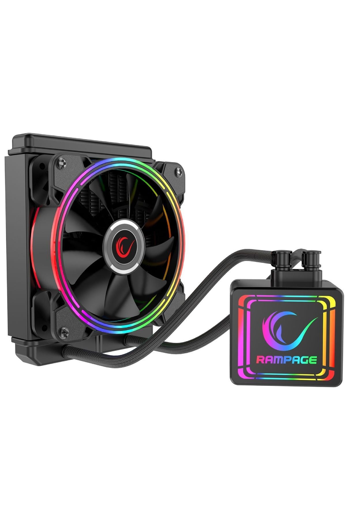 Aqua120-rgb 42.5 Cfm 2000rpm 12cm Amd/ıntel Lga1200 Uyumlu S-rgb 120mm Su Soğutmalı Cpu Fan