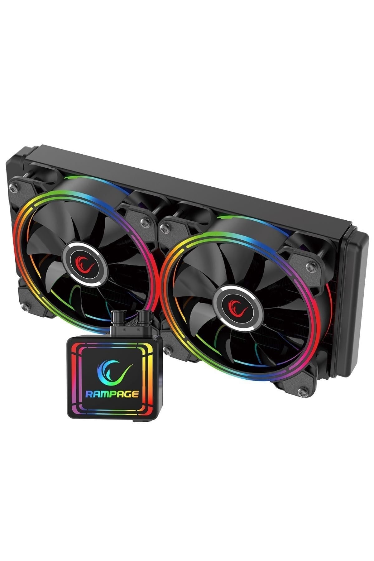 Aqua240-rgb 42.5 Cfm 2000rpm 12cm Amd/ıntel Lga1200 Uyumlu S-rgb 240mm Su Soğutmalı Cpu Fan