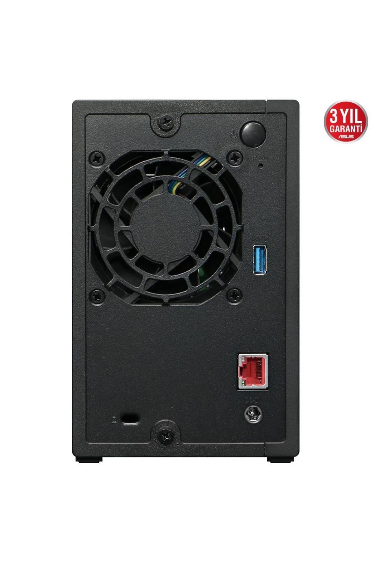 AS1102T REALTEK RTD1296 2 DİSK YUVASI NAS(2X18TB DESTEĞİ) 1GB DDR4 2.5 GBE X 1 USB 3.2 X 2