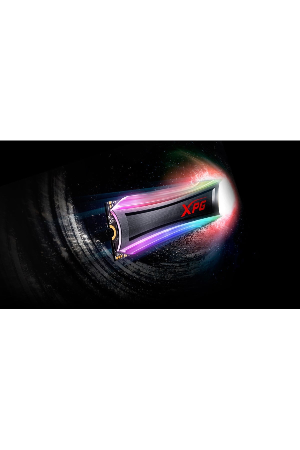 AS40G-512GT-C XPG SPECTRIX S40G RGB M.2 512GB (3500/3000MB/s) PCIe + NVMe (3D NAND) SSD