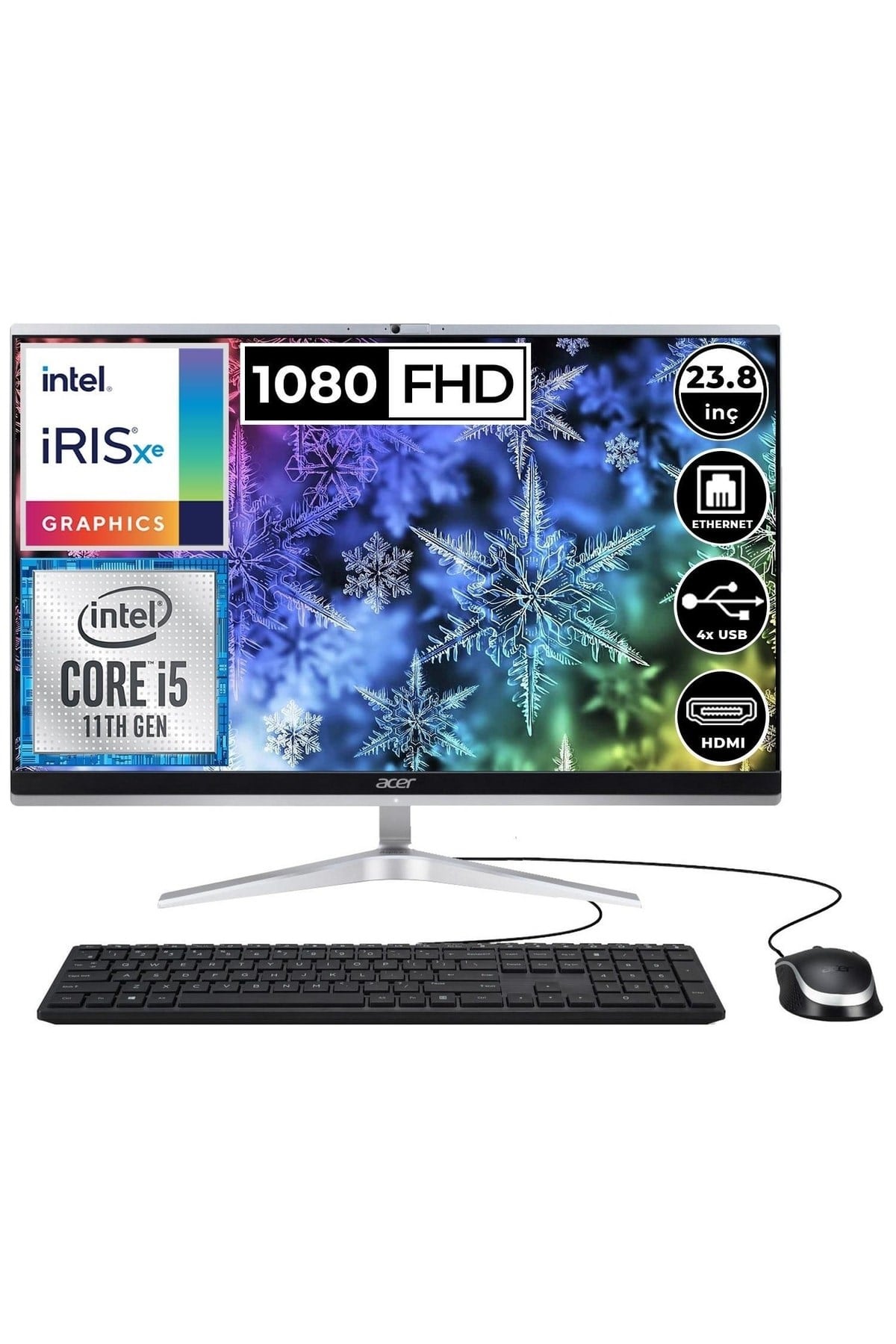 Aspire C24-1650 Dq.bfsem.009a2 I5-1135g7 16gb 512ssd 23.8