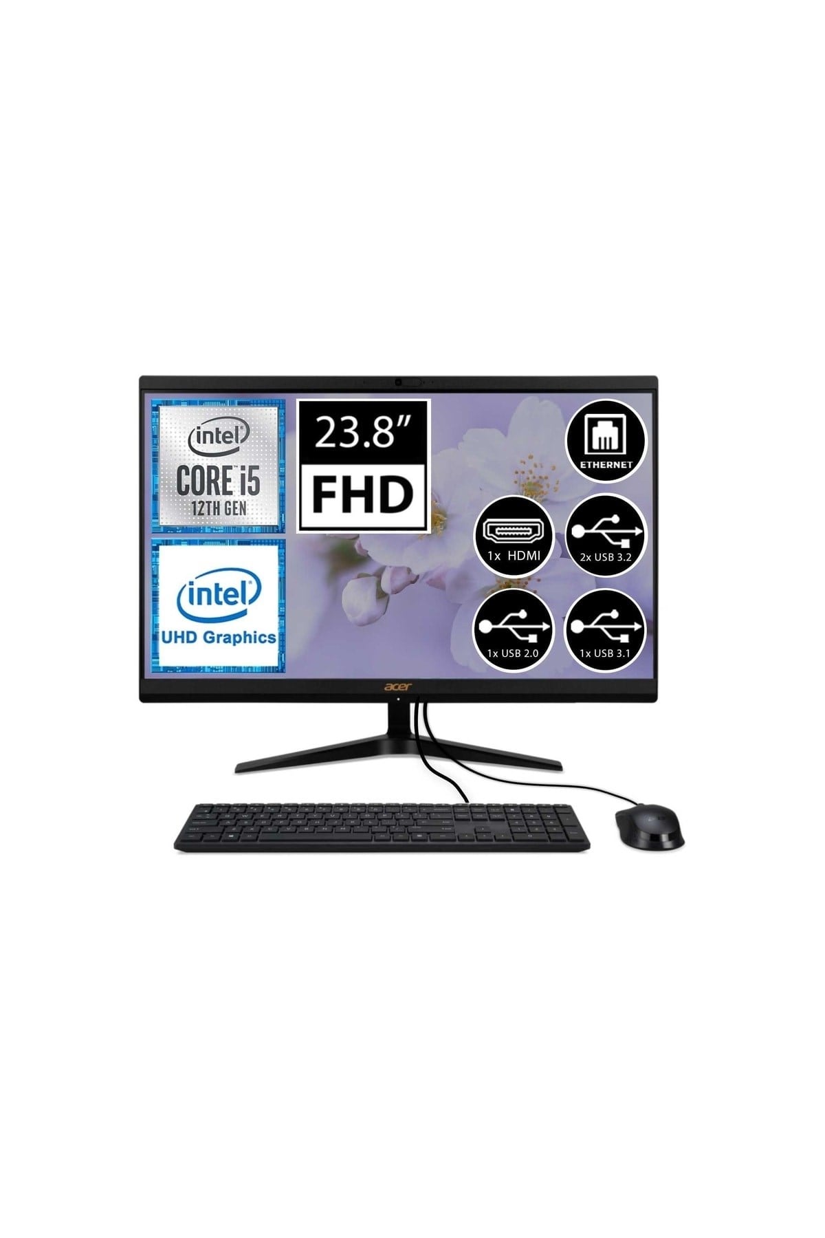 Aspire C24-1700 Dq.bjwem.006a4 I5-1235u 16gb 1tbssd 23.8