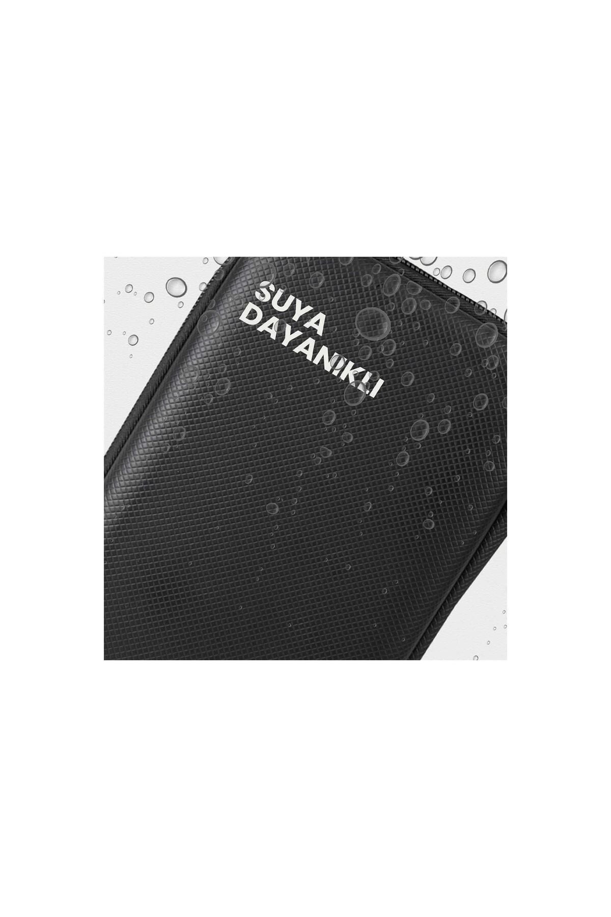 B&b Large Case Ultra Darbe Koruyuculu,kablo,hdd Ve Aksesuar Için Çok Amaçlı Hardcase Çanta-siyah