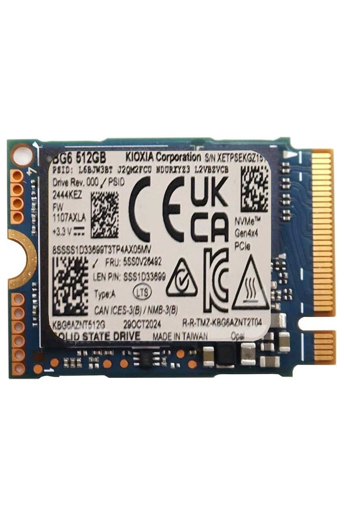 BG6 512GB 22x42 M.2 NVMe SSD