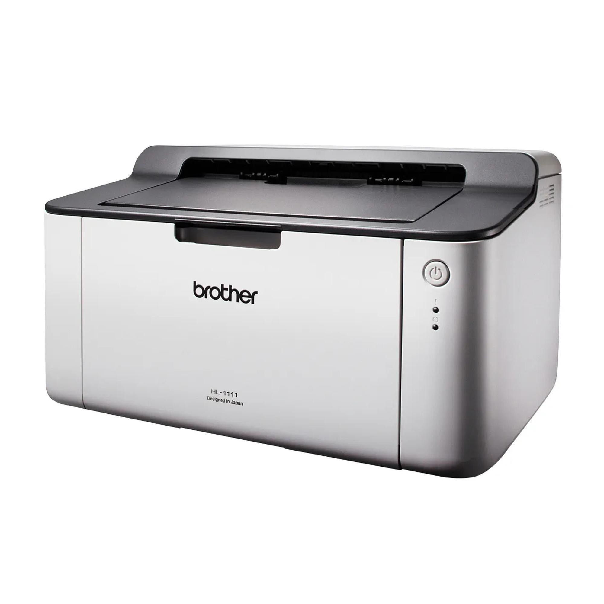 Brother Lazerjet HL-1111-3T 3 Tam Dolu Orjinal Tonerli A4 Usb Grişli Mono Lazer Yazıcı