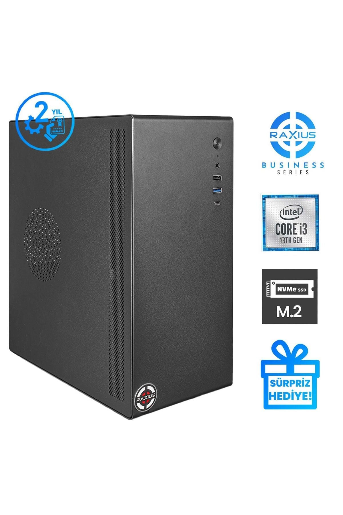 Business B1 i3 UHD730-131A012 i3-13100 32GB 512SSD W11P Masaüstü Bilgisayar