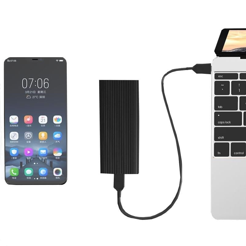 Codegen Codmax CDG-SSD-10BC NVME M.2 SSD Harici Kutu Type-C USB Alüminyum