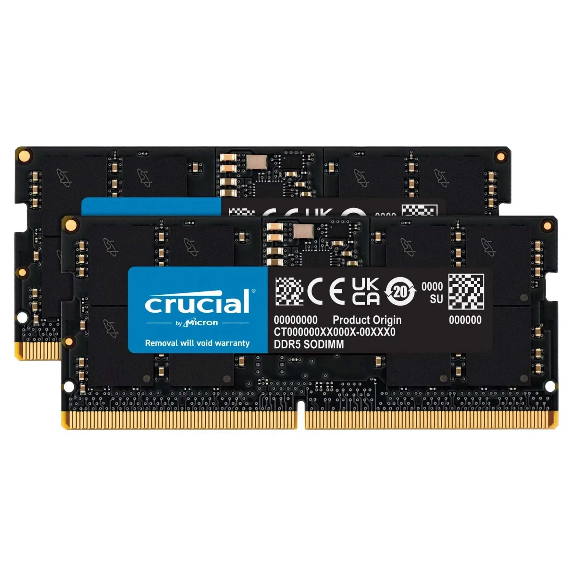 Crucial Basics NTB 64GB 32*2 CT2K32G56C46S5SODIMM Notebook Bellek