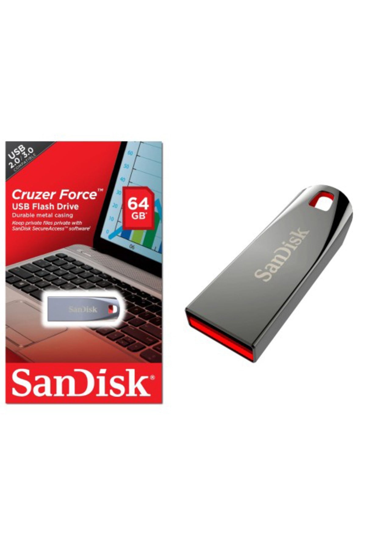 Cruzer Force 64gb Metal Usb Bellek Sdcz71-064g-b35