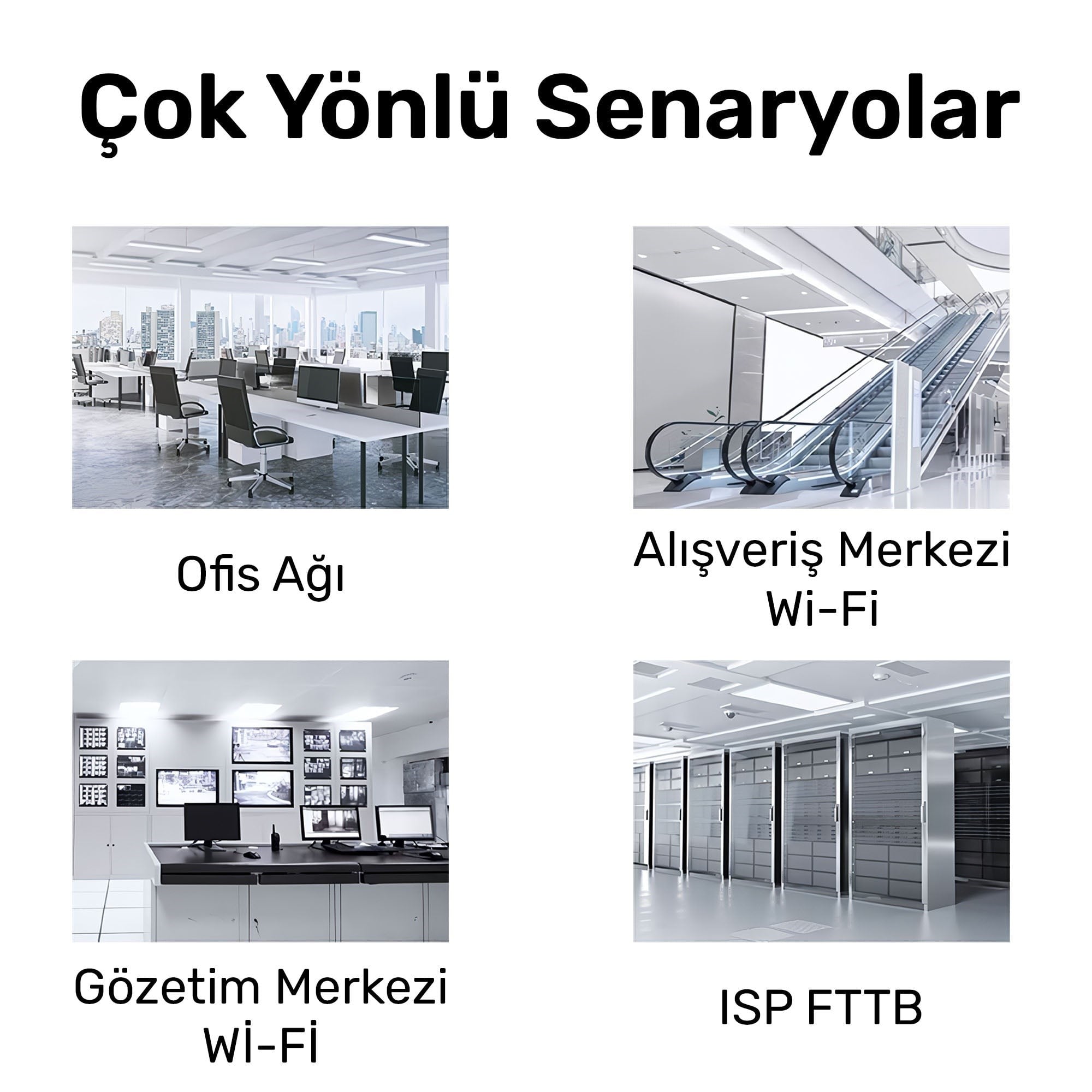 Cudy FS1016 16Port 10/100Mbps 1,6 Gb/sn Metal Kasa Rackmount Masaüstü Switch